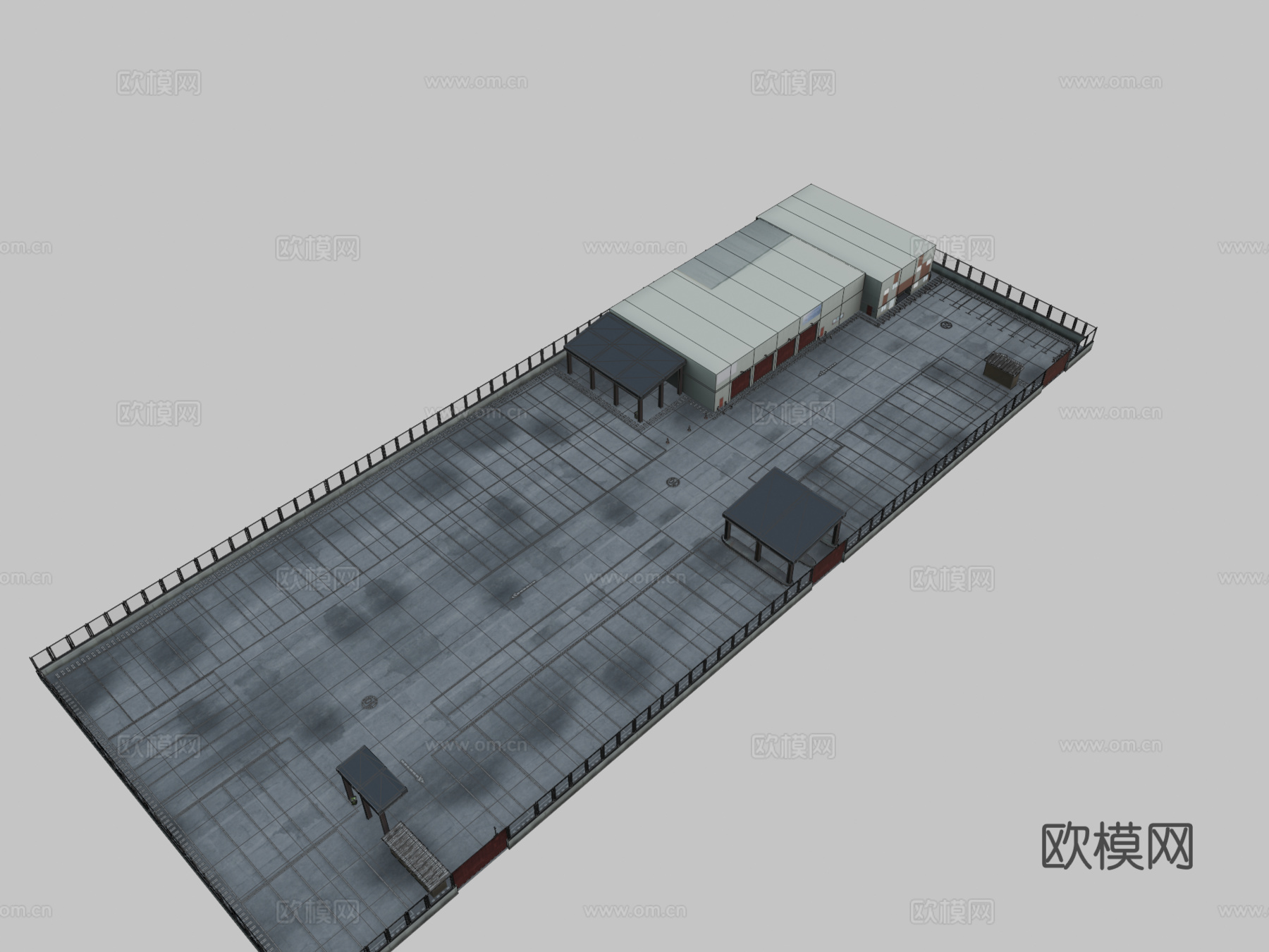 真实停车场巴士汽车 VRVXsu模型