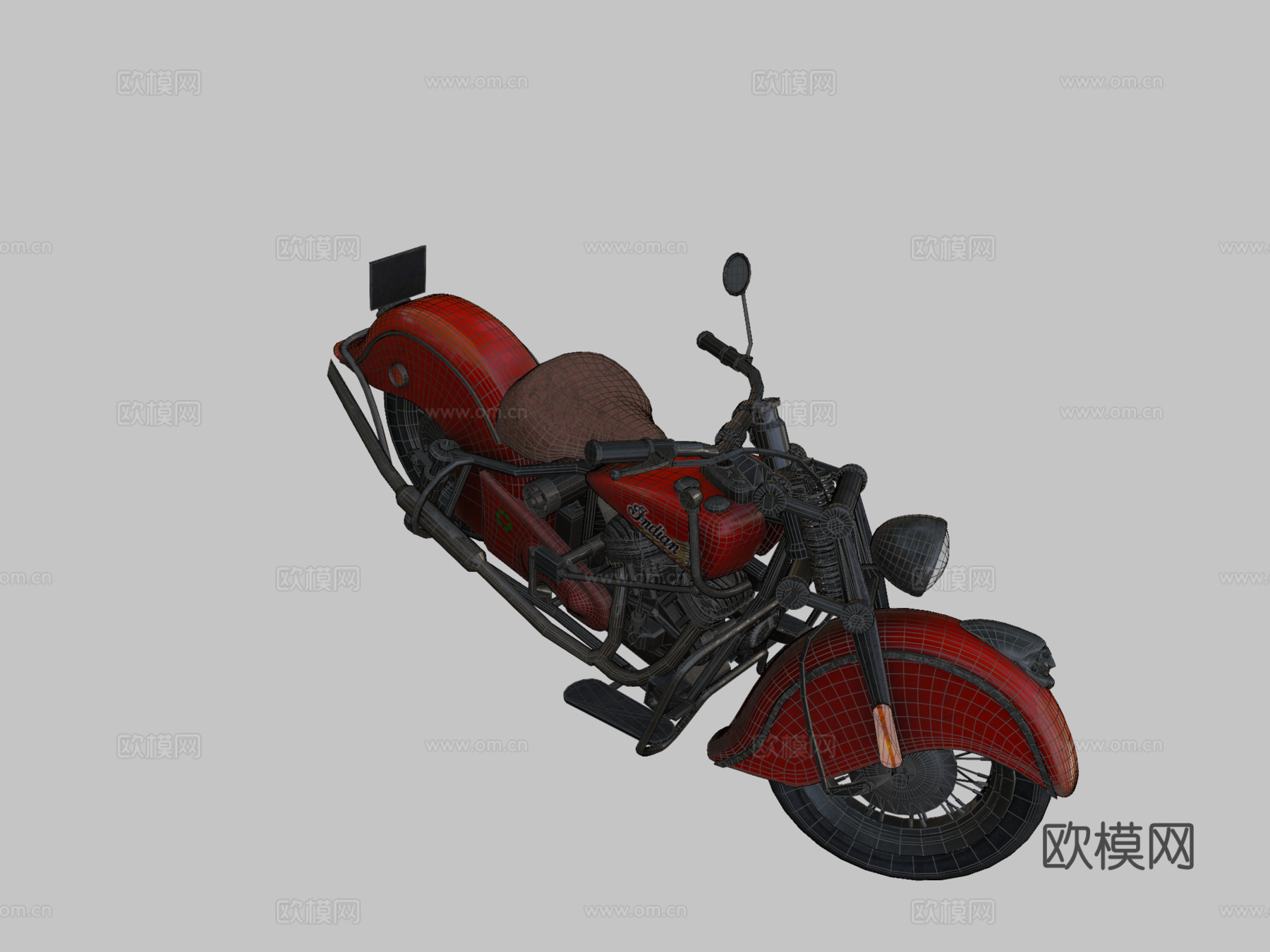 印第安 酋长 黑鹰su模型