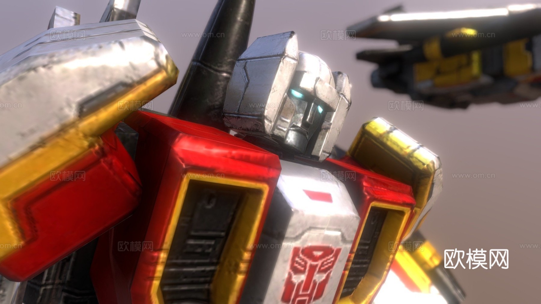 空袭变形金刚地球战争su模型