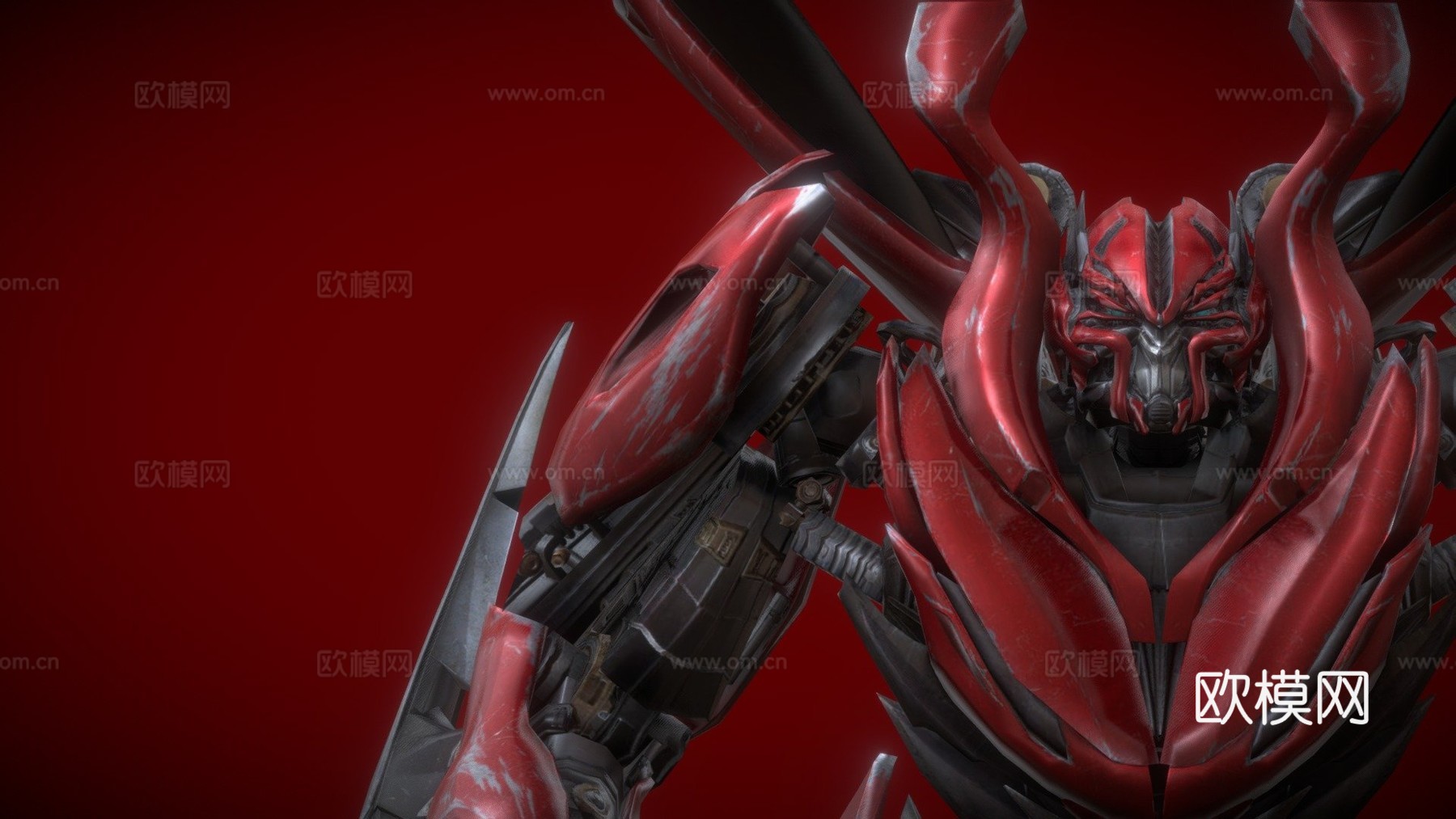 幻影变形金刚月黑之时su模型