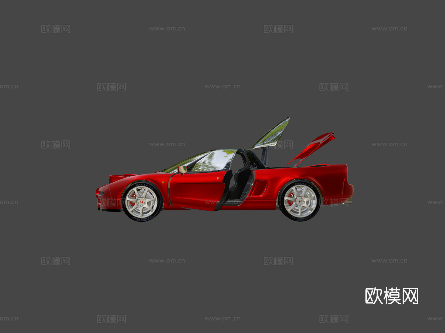 一九九四本田NSX TypeR详细3d模型