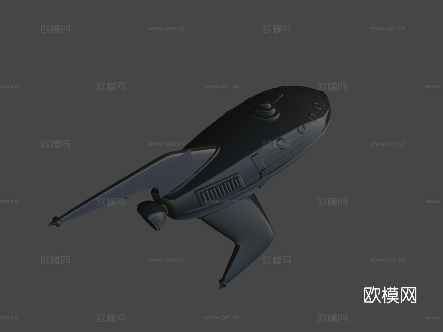 飞出个未来行星特快太空船su模型