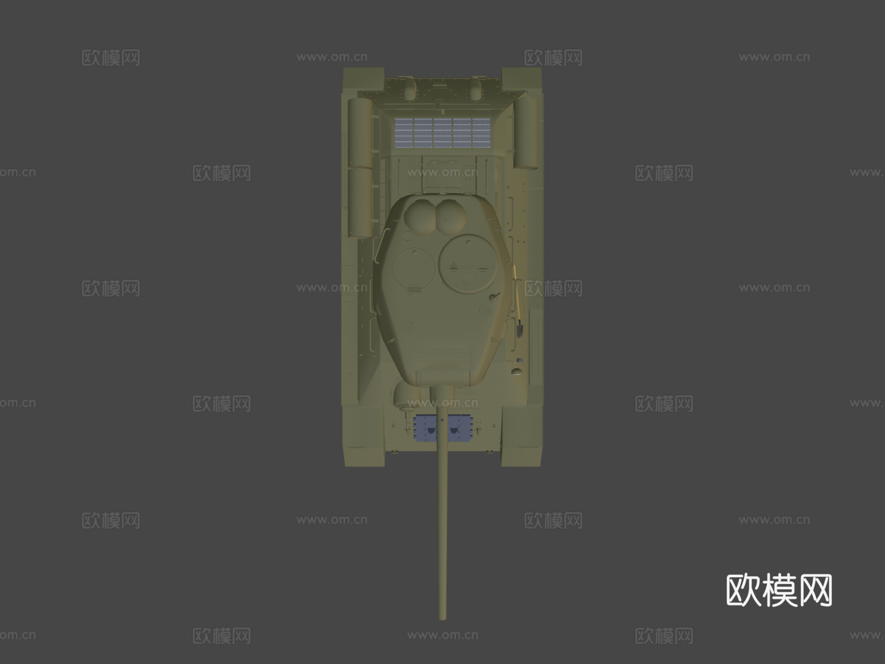 T3485坦克模型su模型