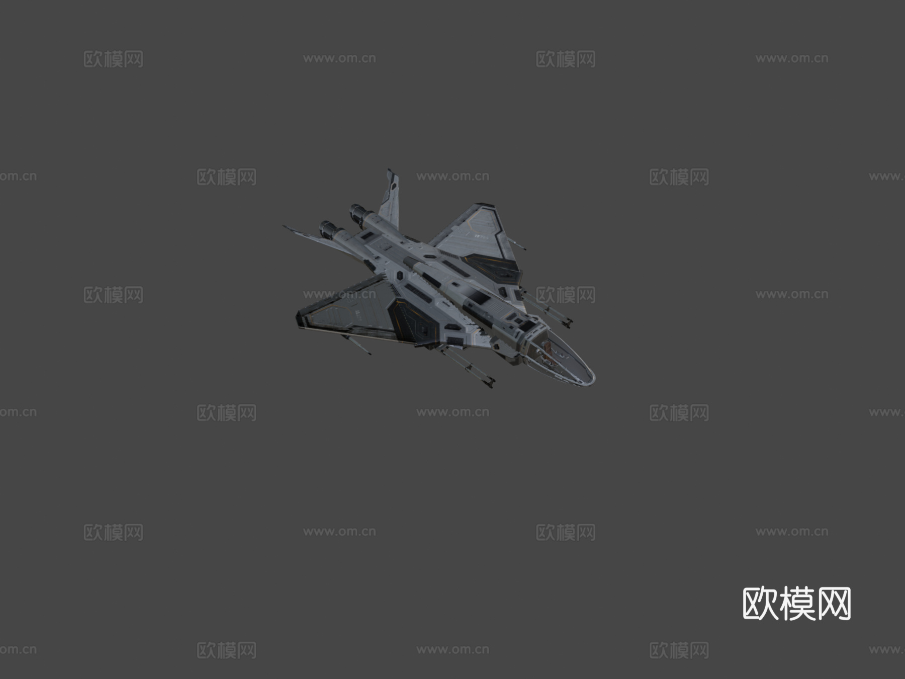 高分辨率太空船创作者样本su模型