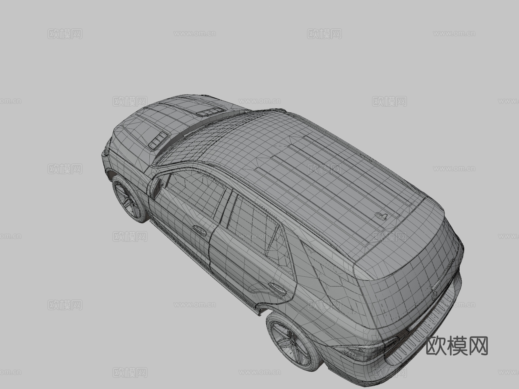 梅赛德斯-奔驰 豪华车 SUV 模型su模型