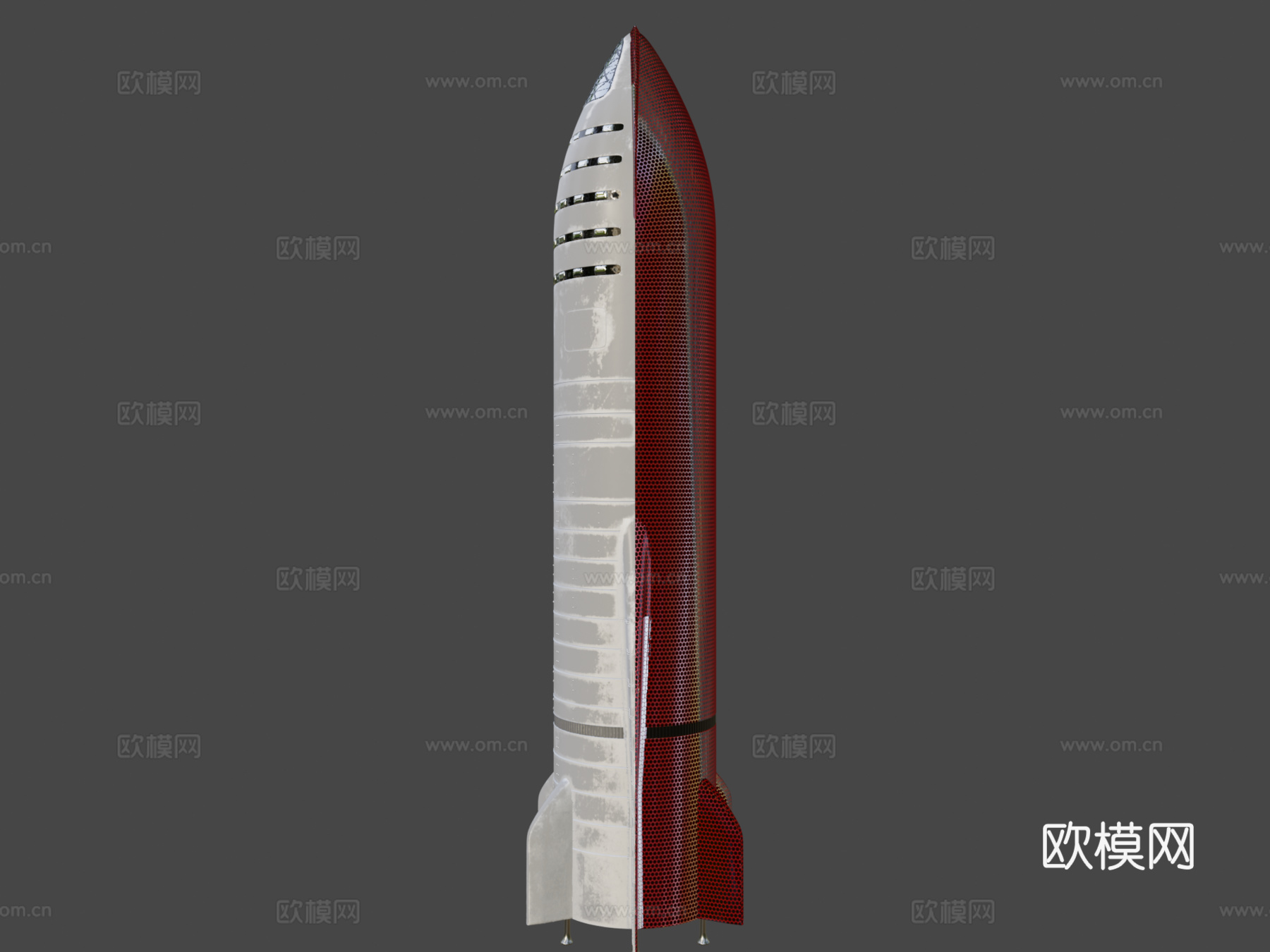 火箭SpaceX星舰su模型