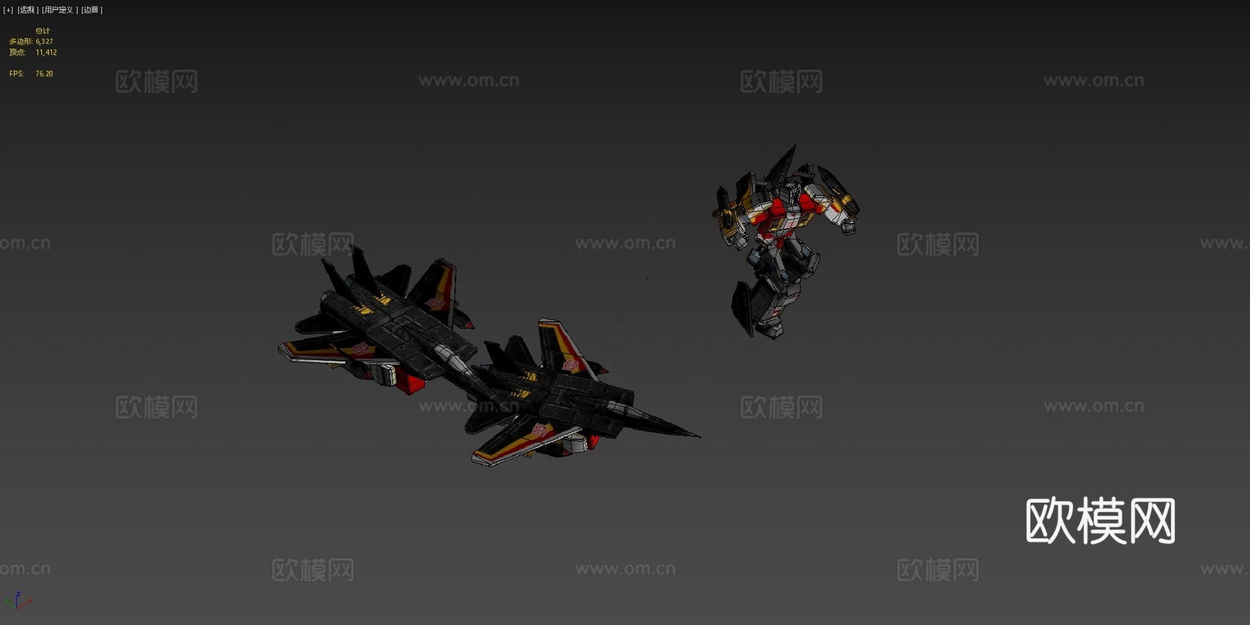 空袭变形金刚地球战争su模型