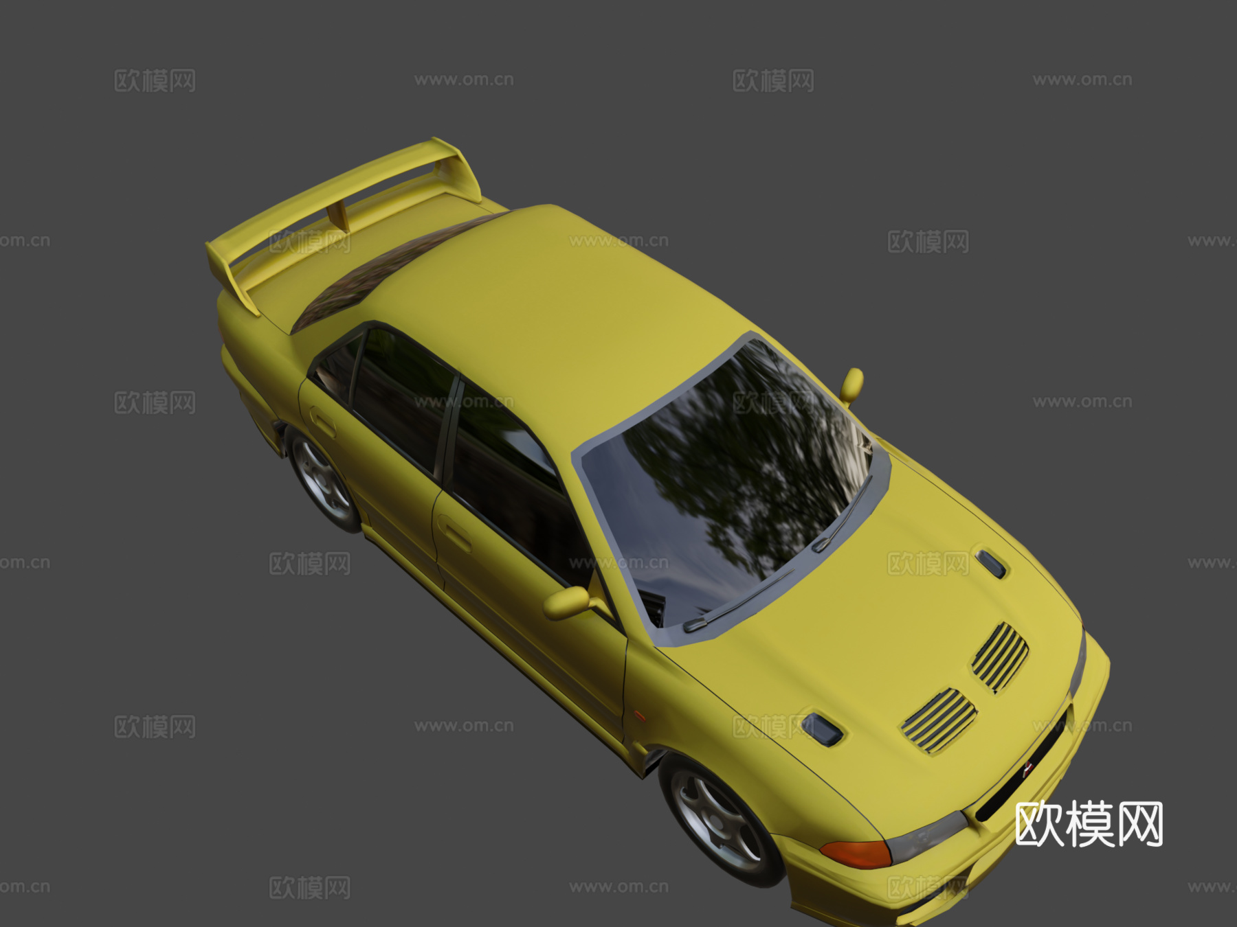 三菱蓝瑟Evo 3su模型