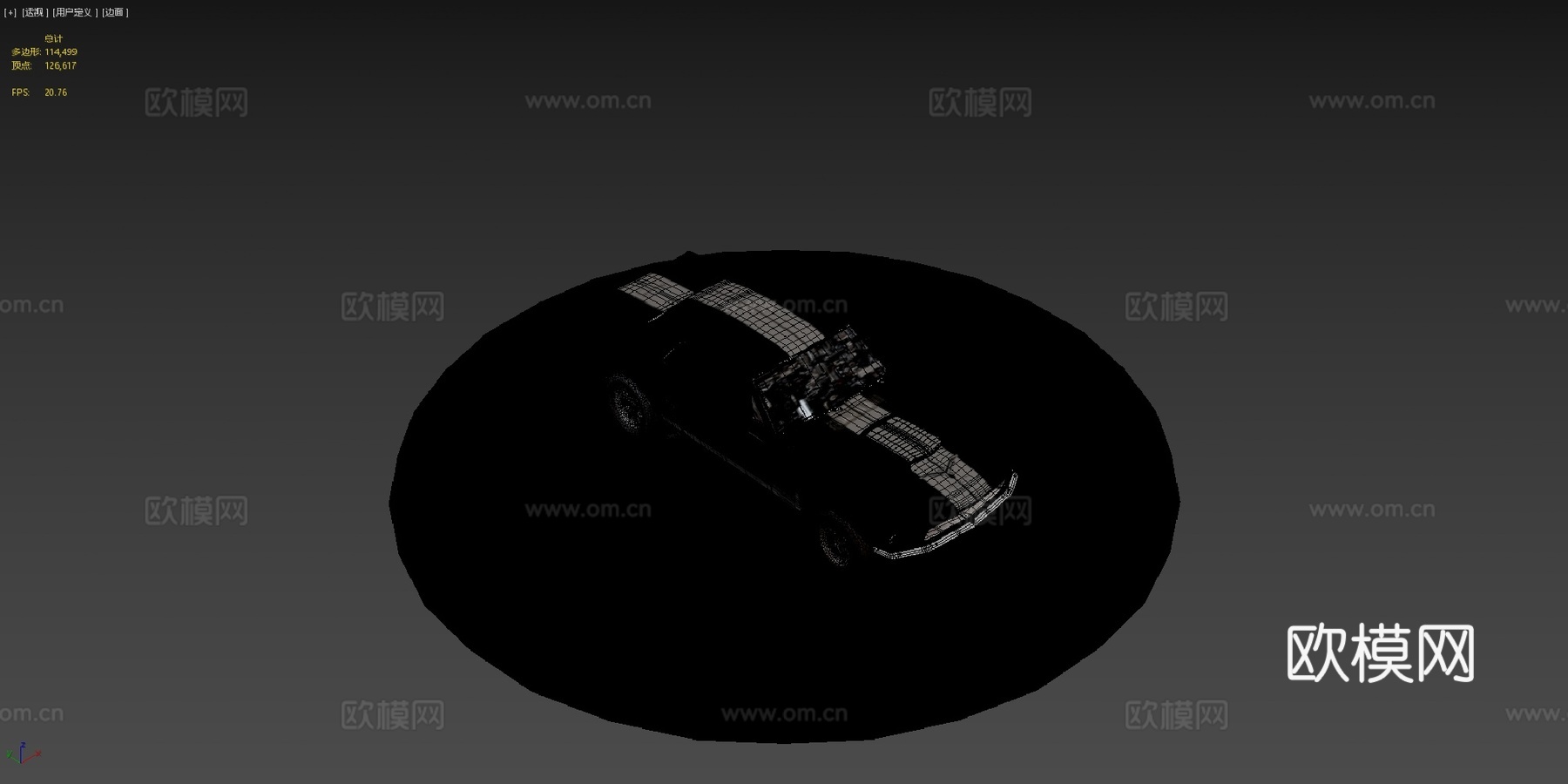 午夜母马 ACIs 1967 福特野马su模型