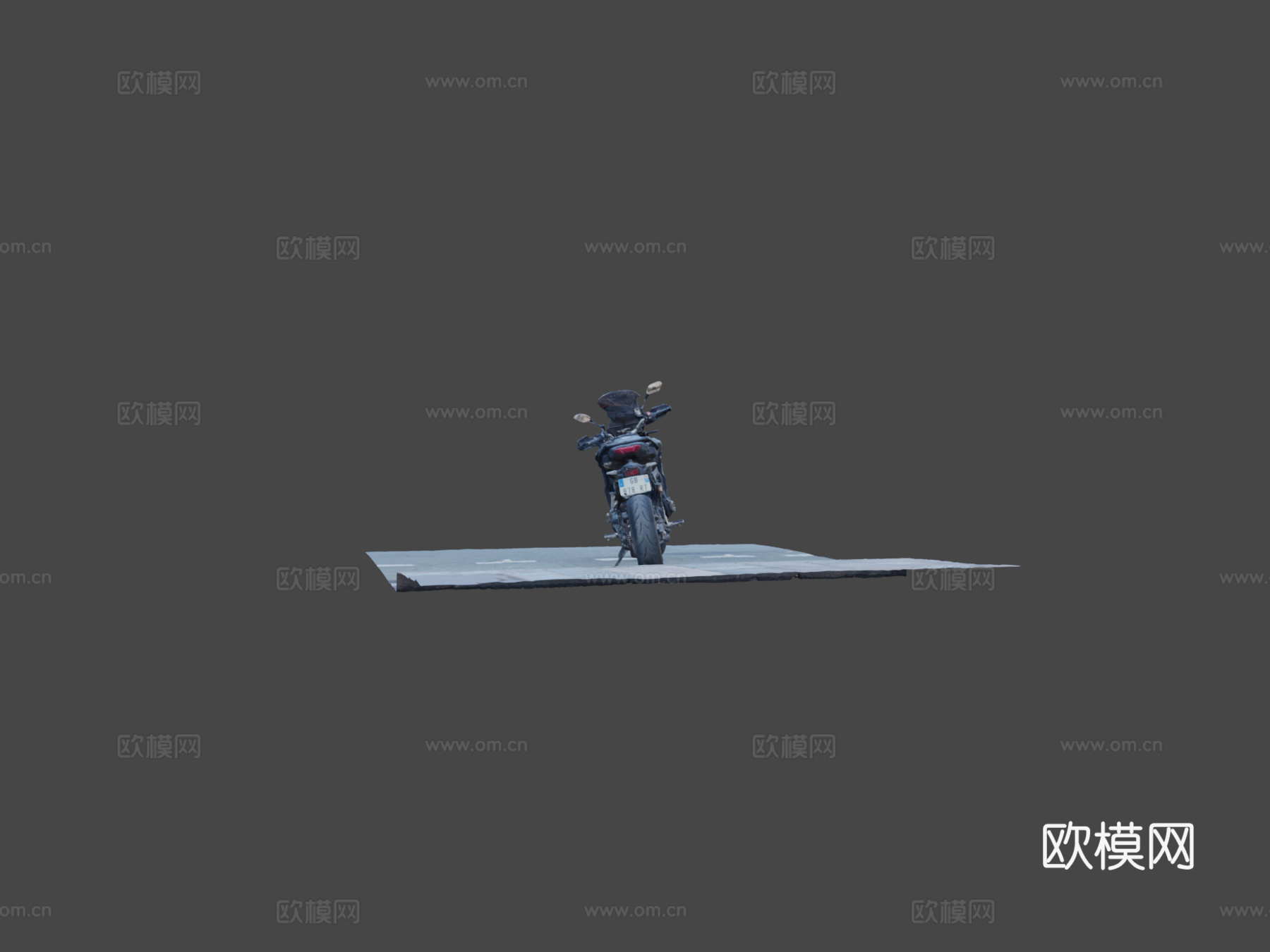 雅马哈Tracer 9摩托车su模型