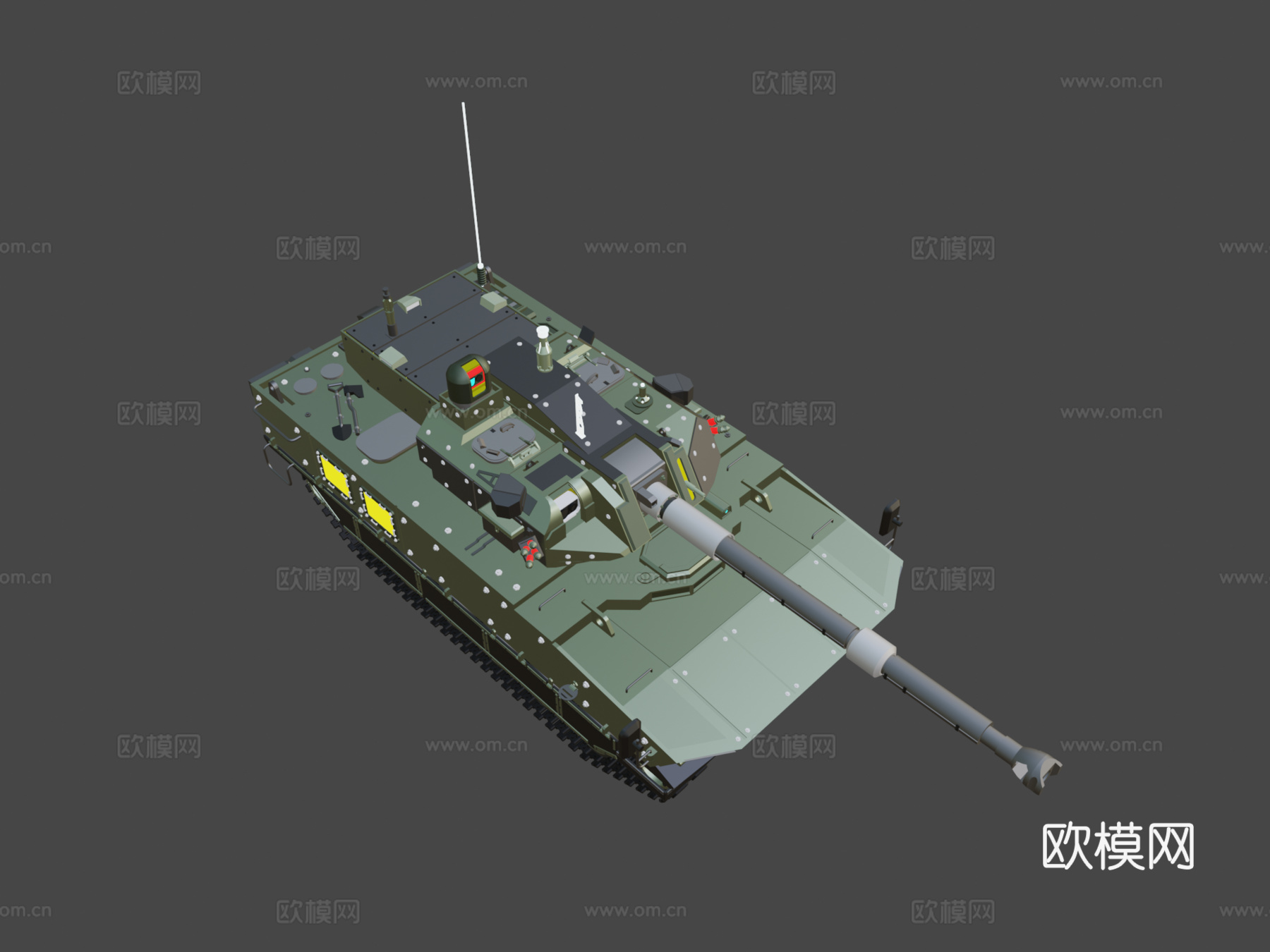 坦克哈日马su模型