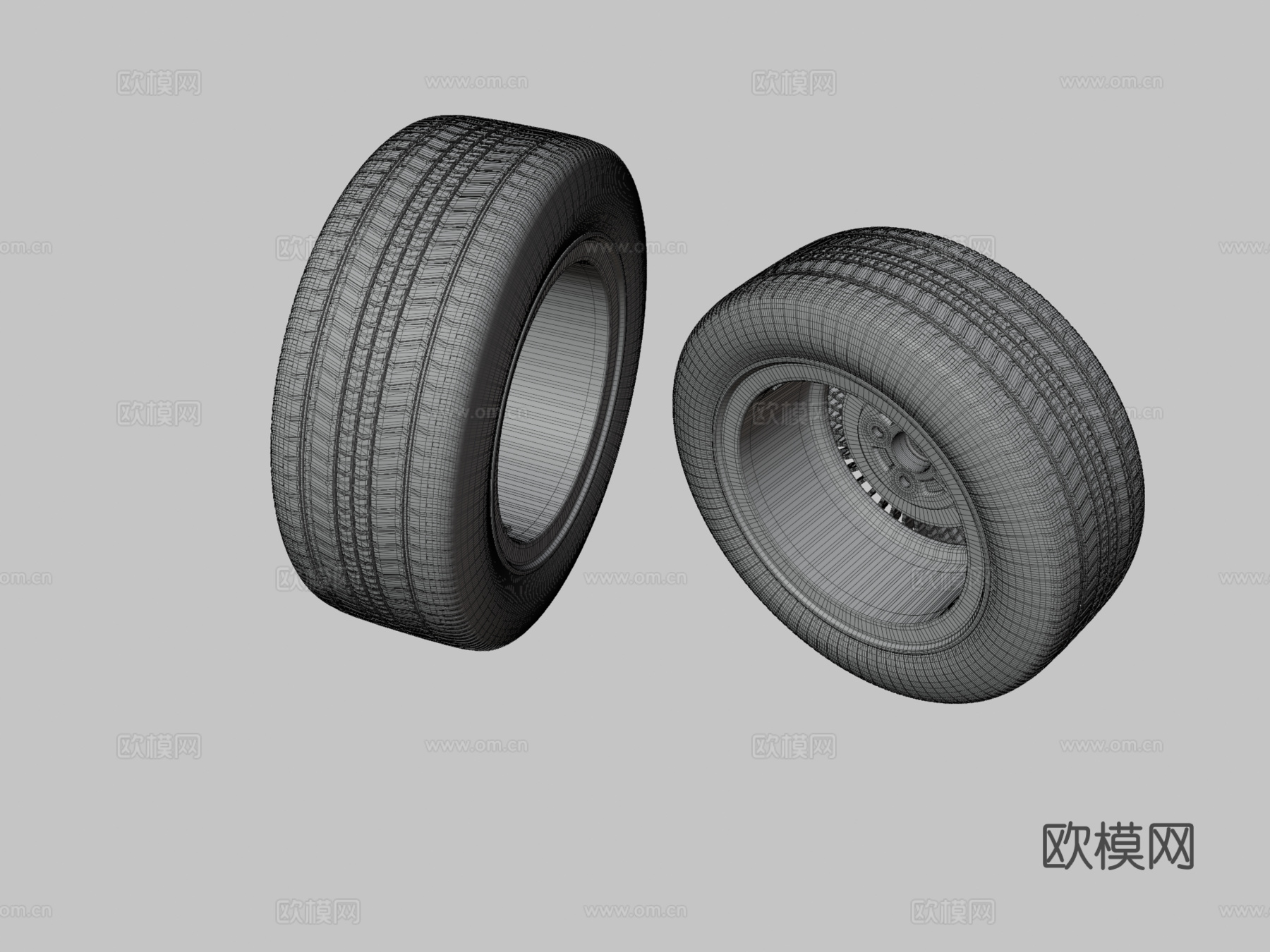 德罗宁车轮su模型