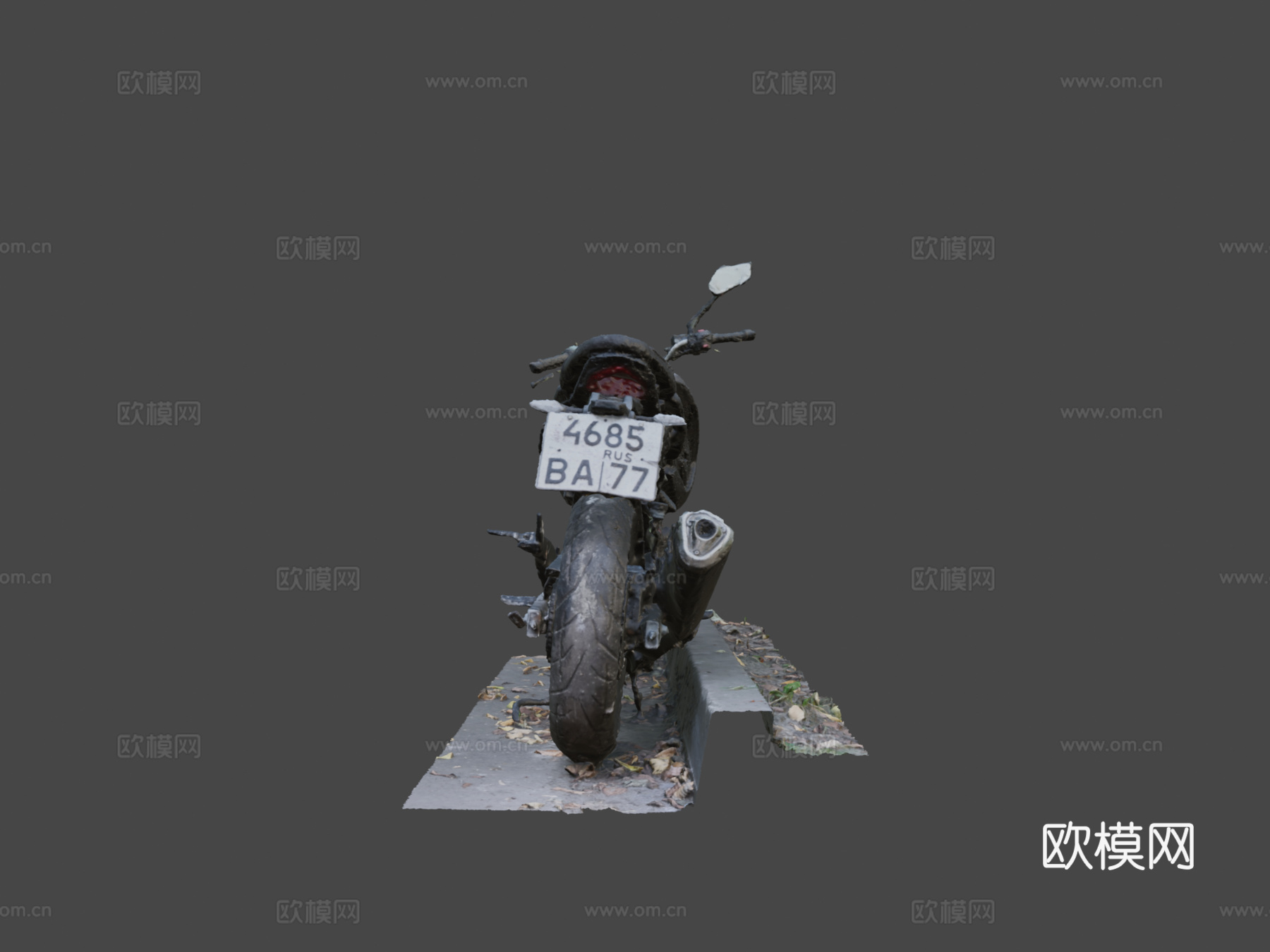 摩托之地摩托车su模型