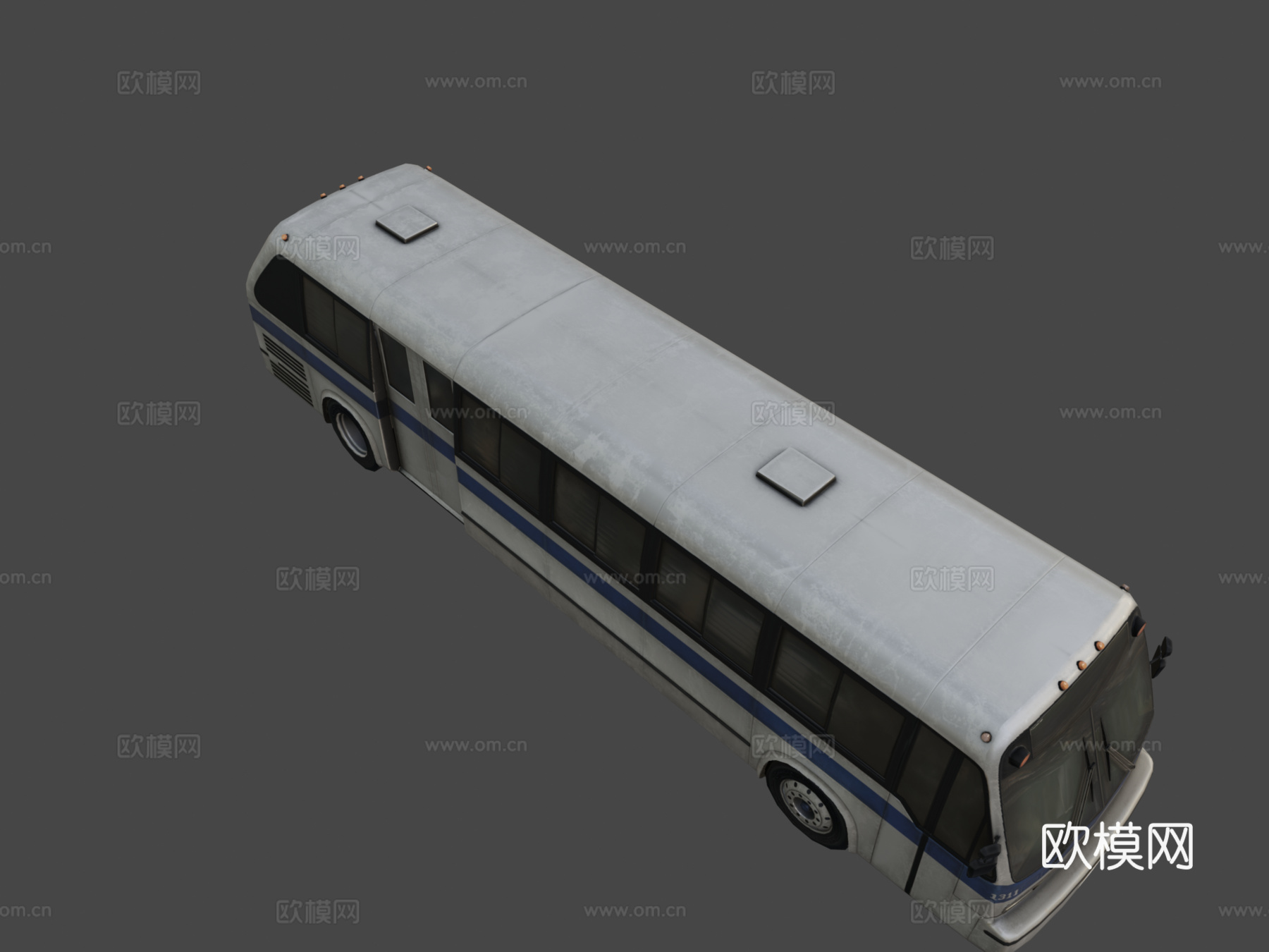 年代城市巴士su模型