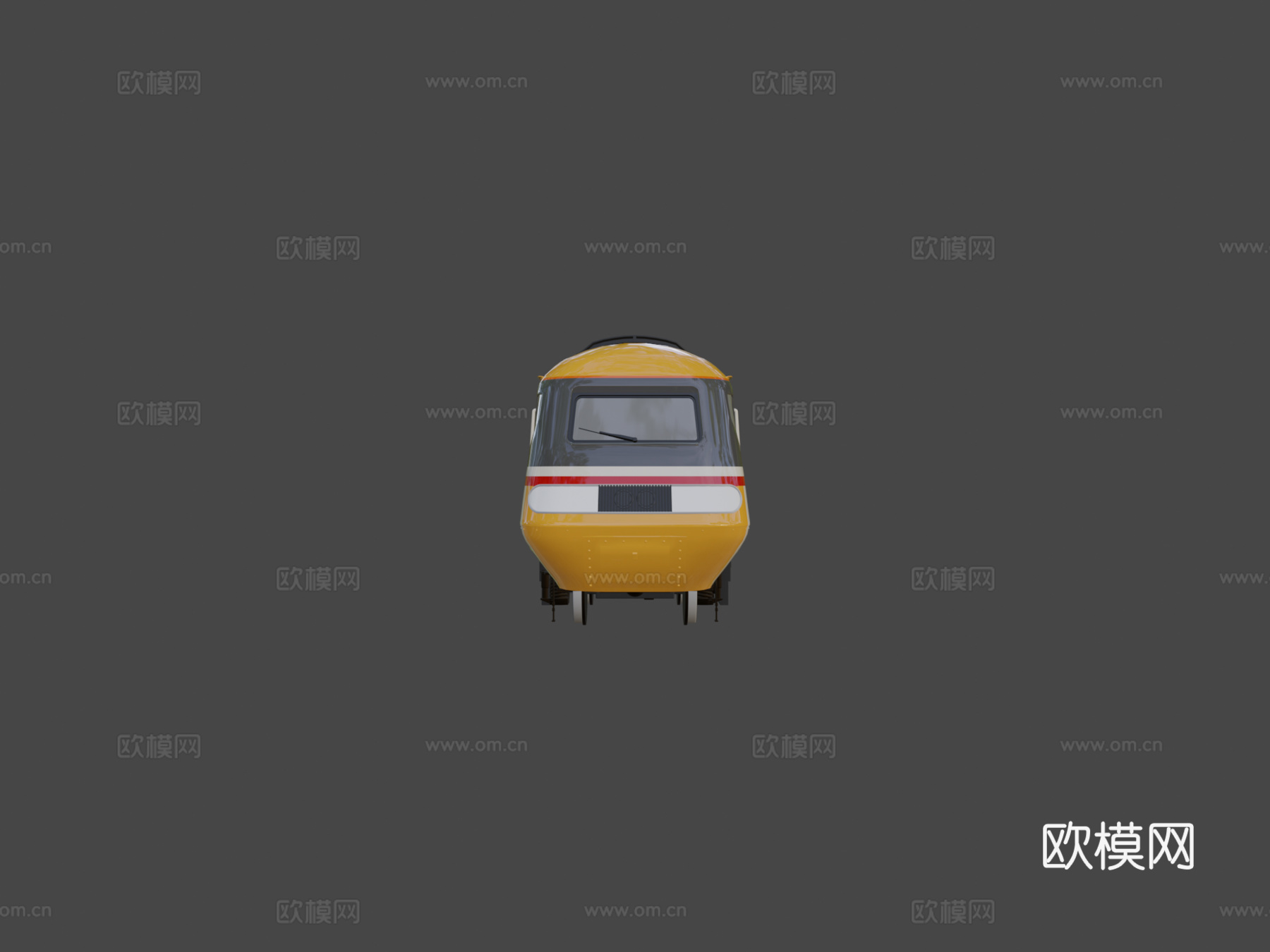 城际列车 125 燕子涂装su模型