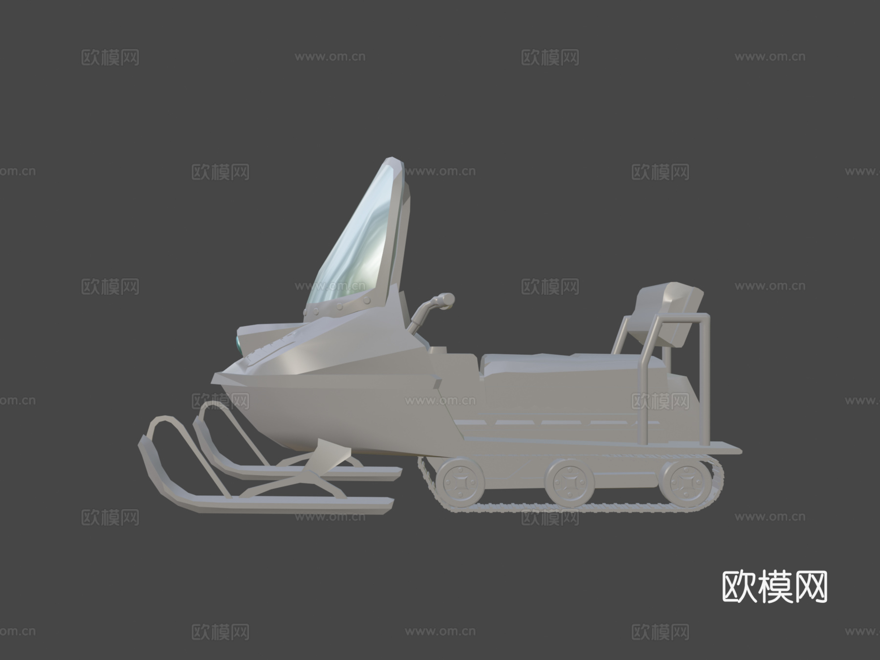 HCR2雪地摩托su模型