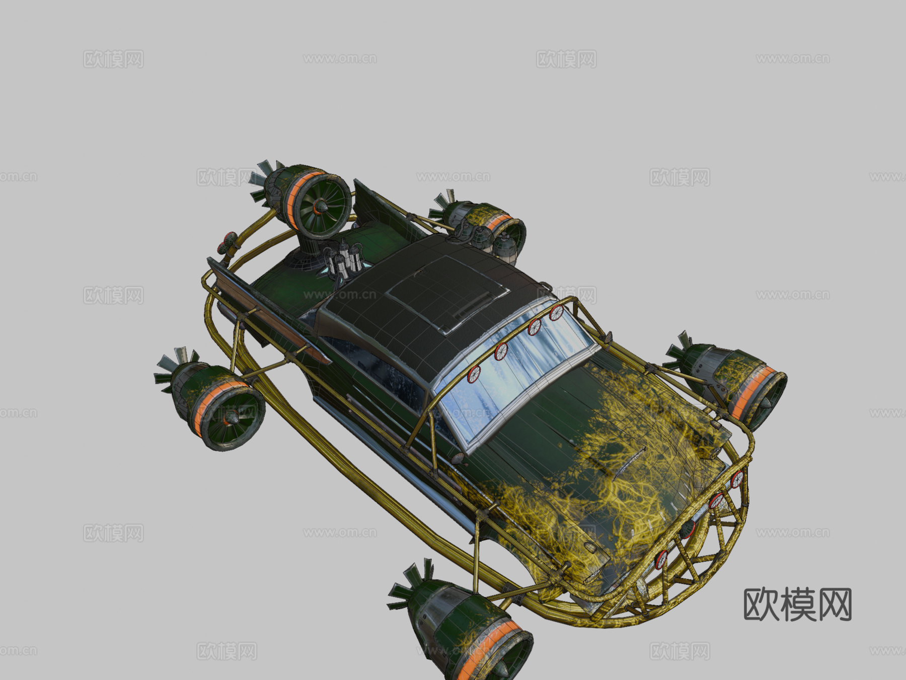 年代未来主义汽车帕卡德鹰su模型