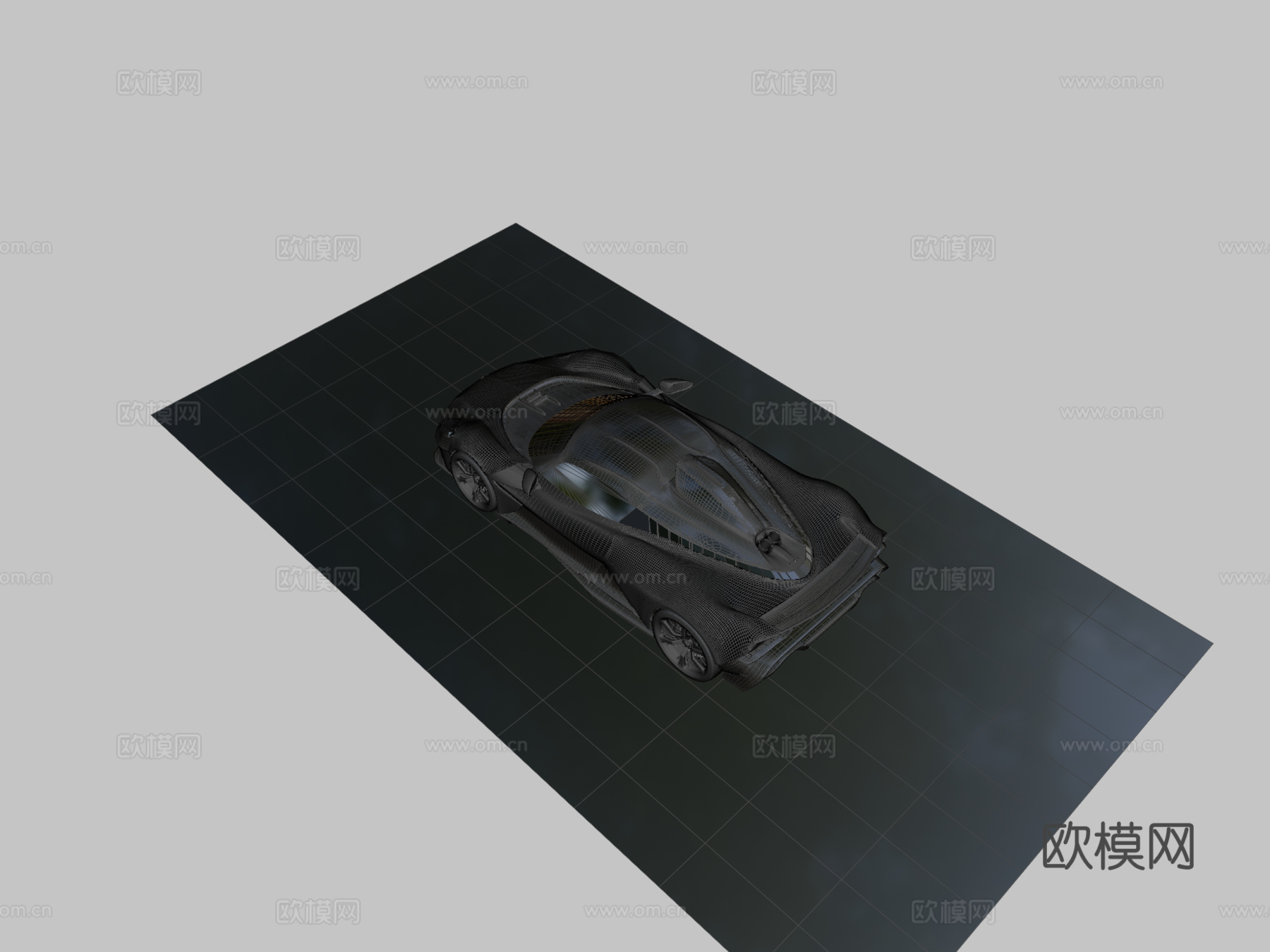 阿斯顿马丁瓦尔哈拉2023款su模型