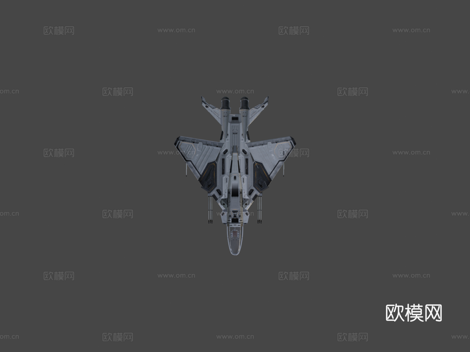 高分辨率太空船创作者样本su模型