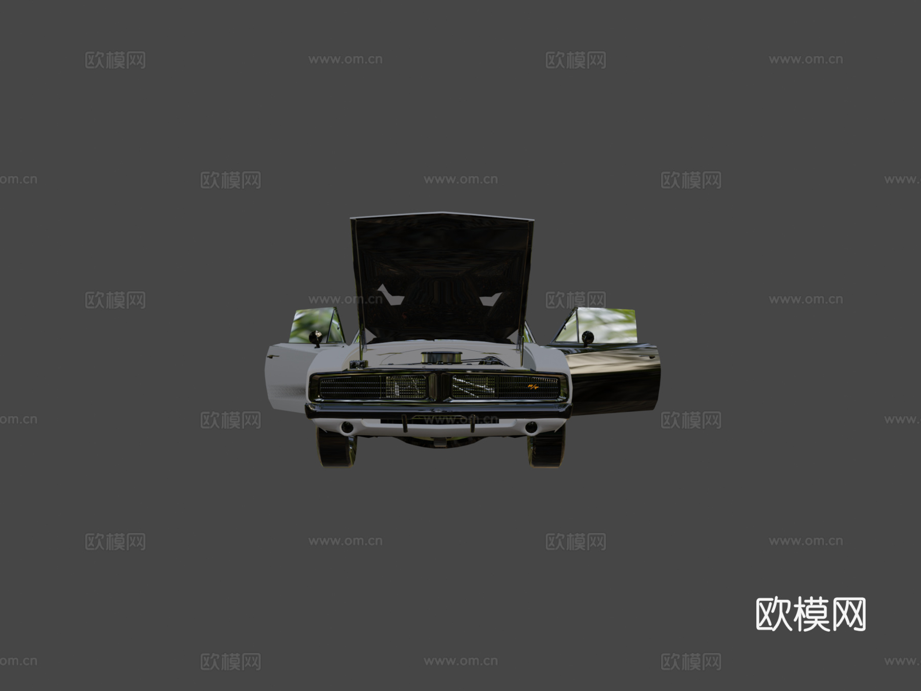 道奇挑战者开门状态su模型