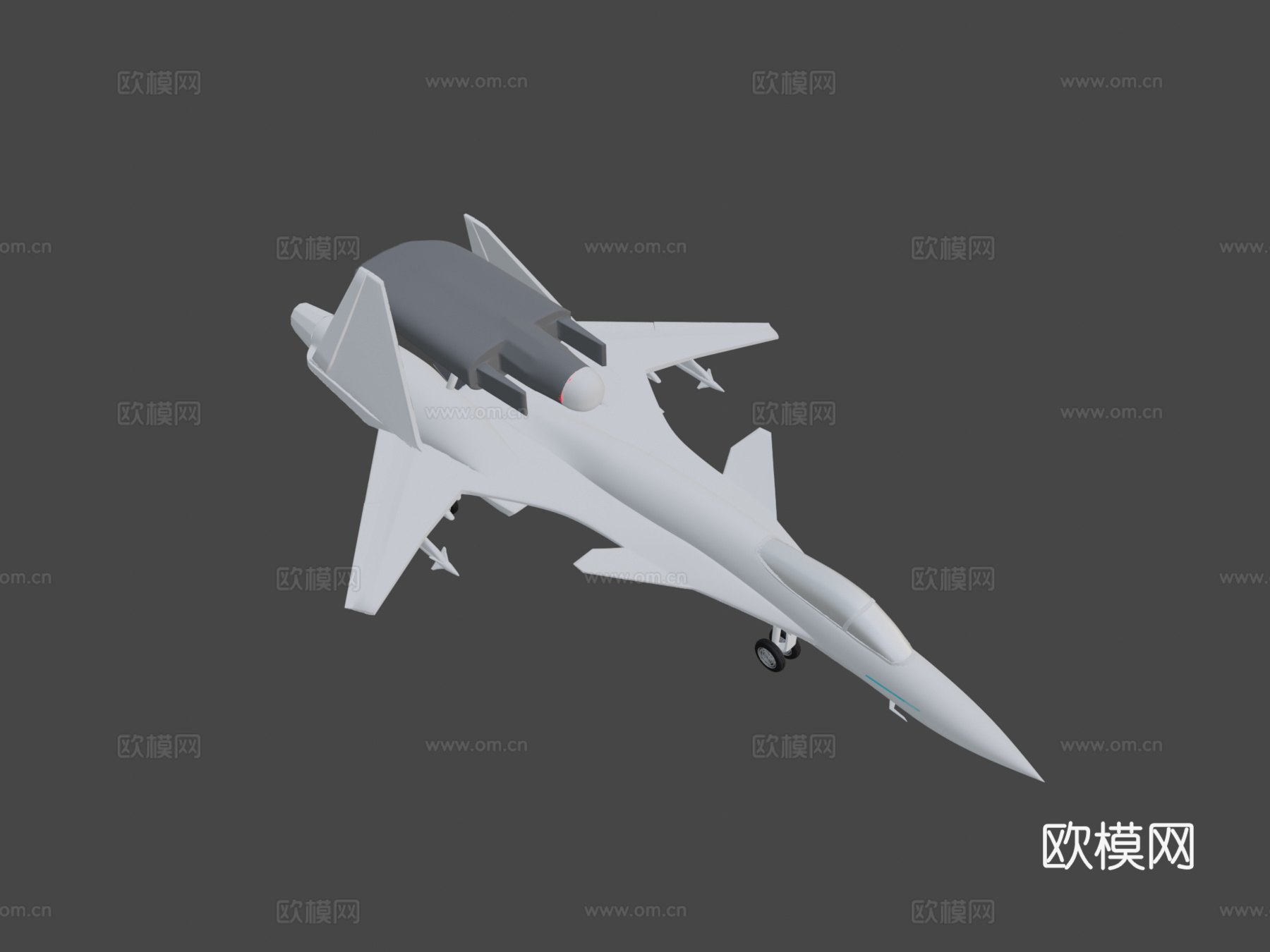 ADFX01战斗机su模型