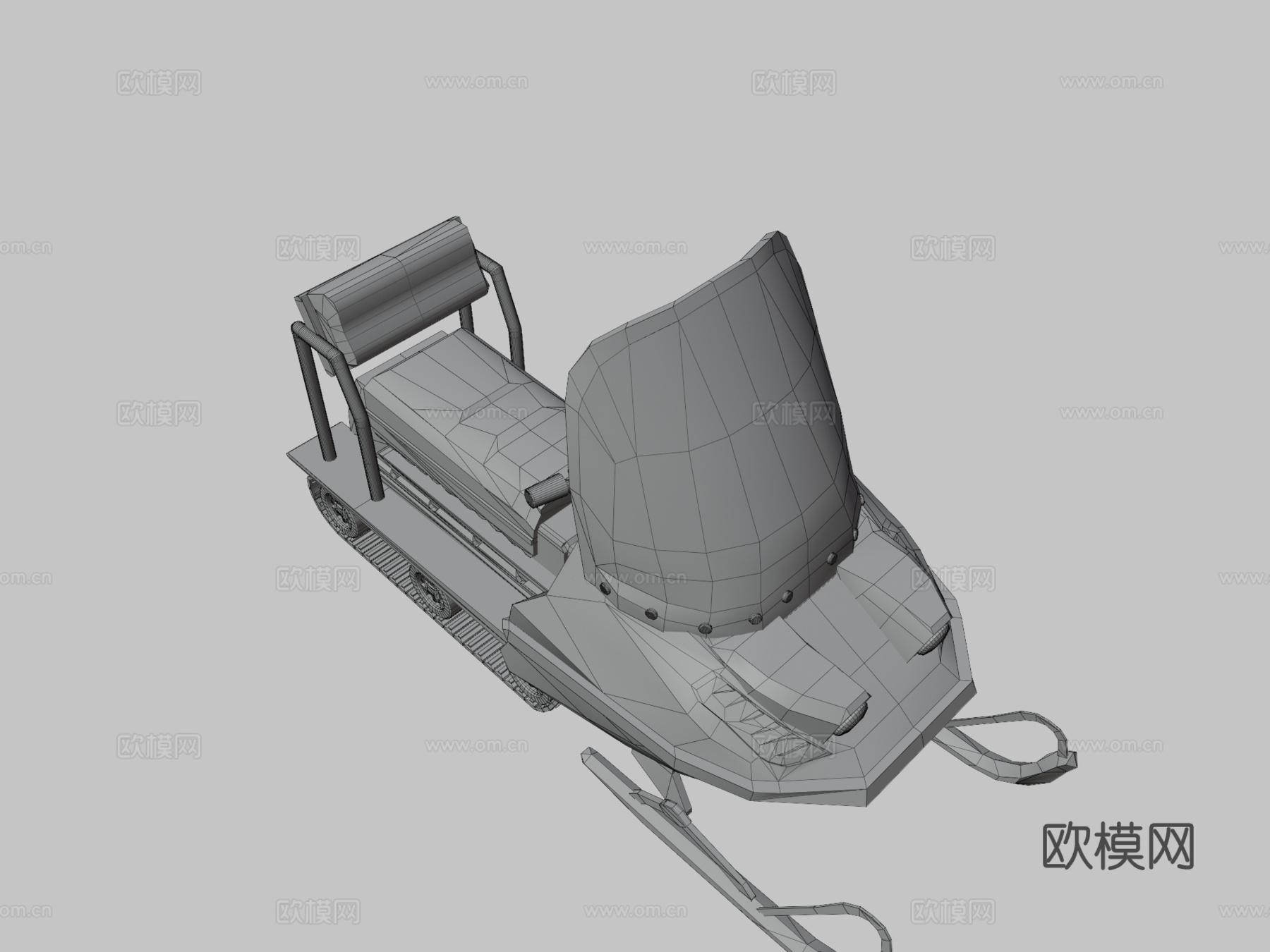 HCR2雪地摩托su模型