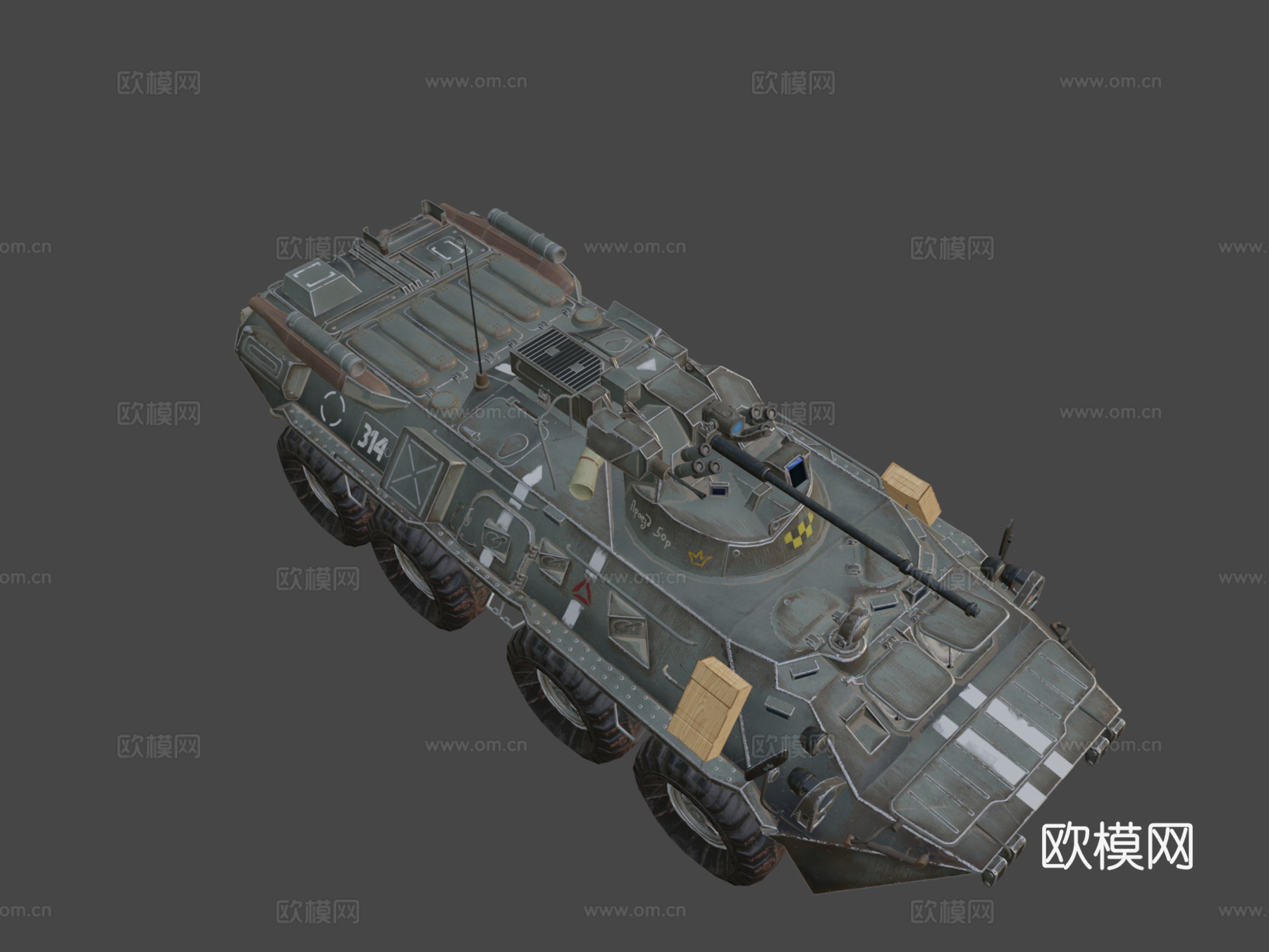 BTR82装甲运兵车su模型