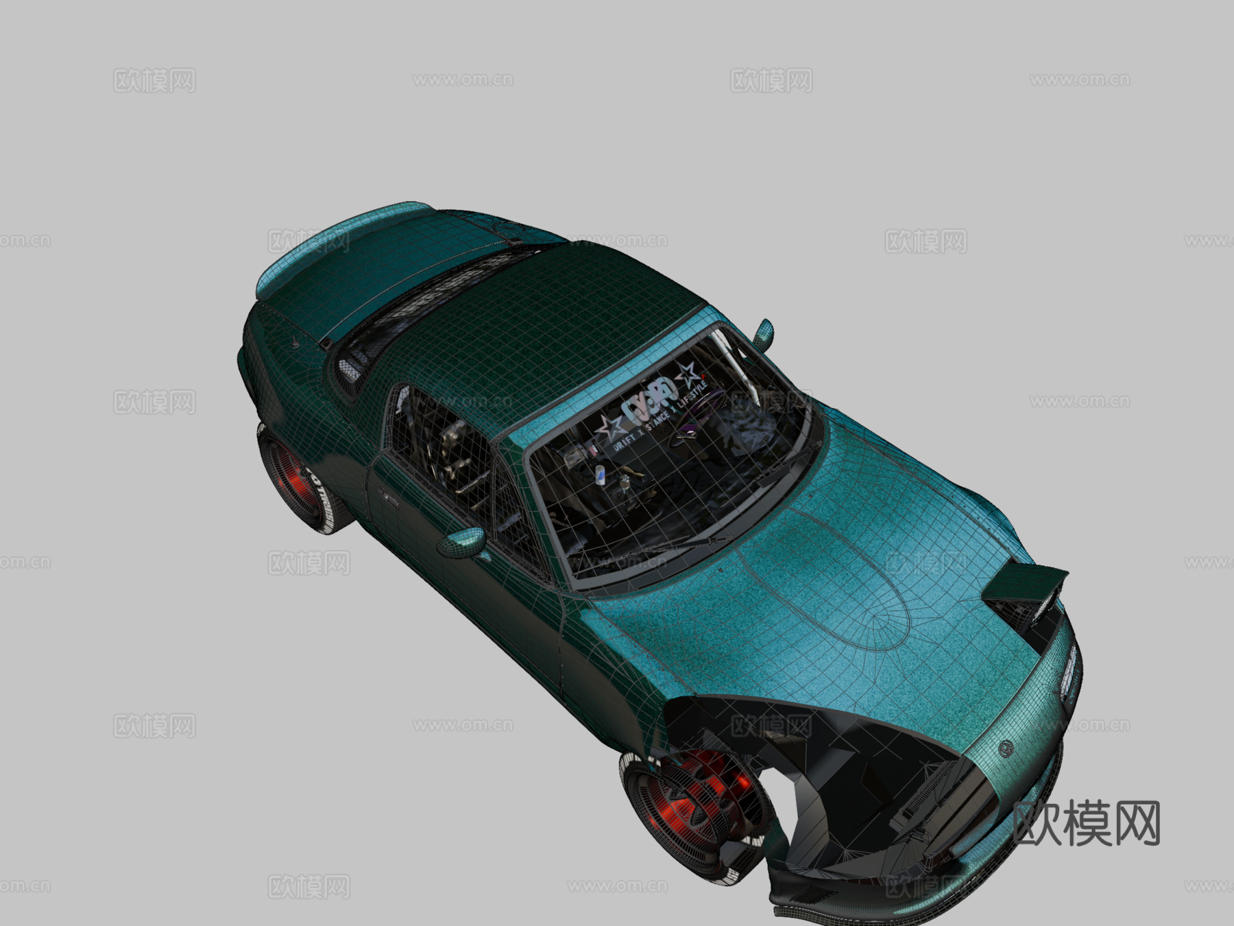 马自达 Miata NA 硬顶su模型