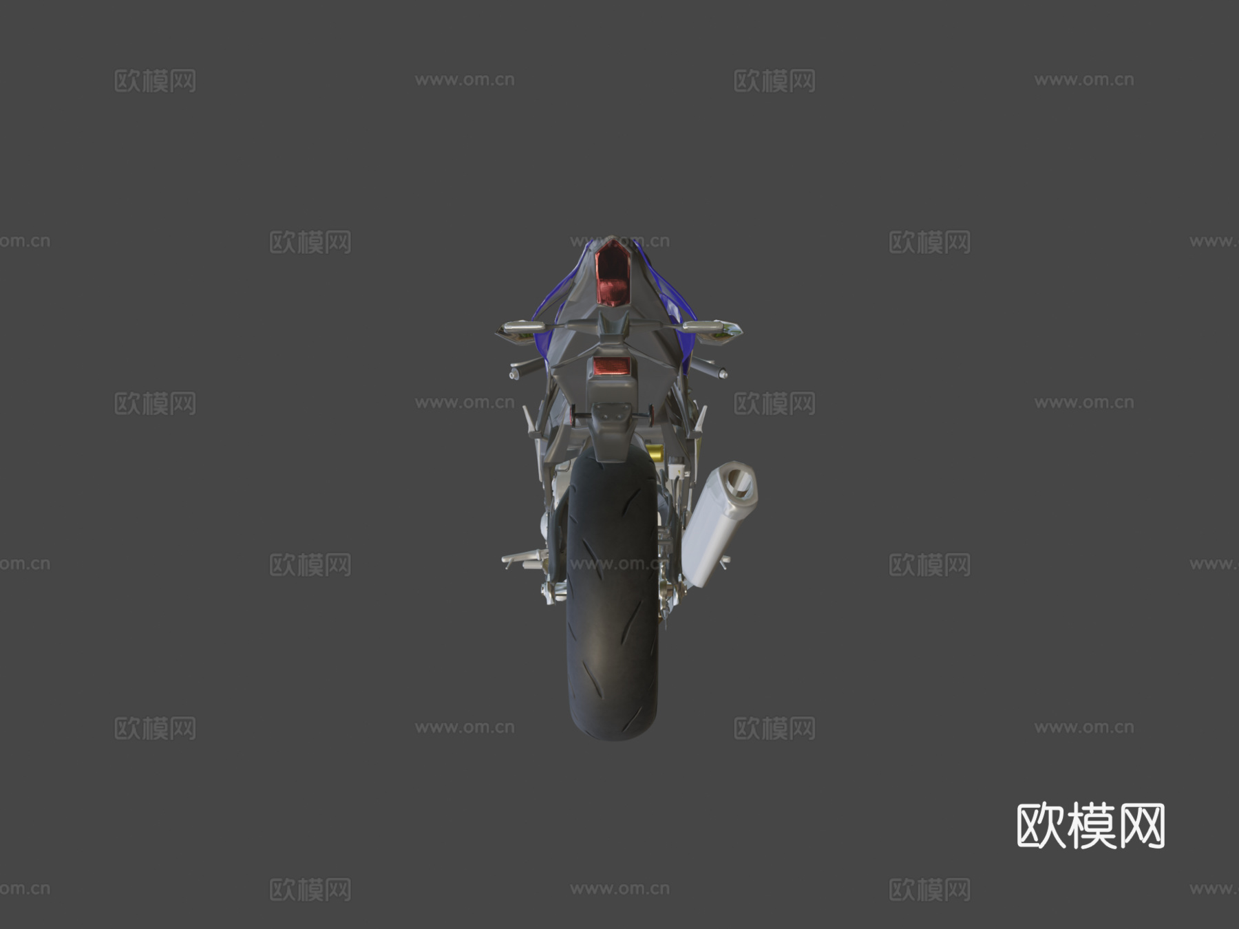 雅马哈R1超级运动摩托车su模型