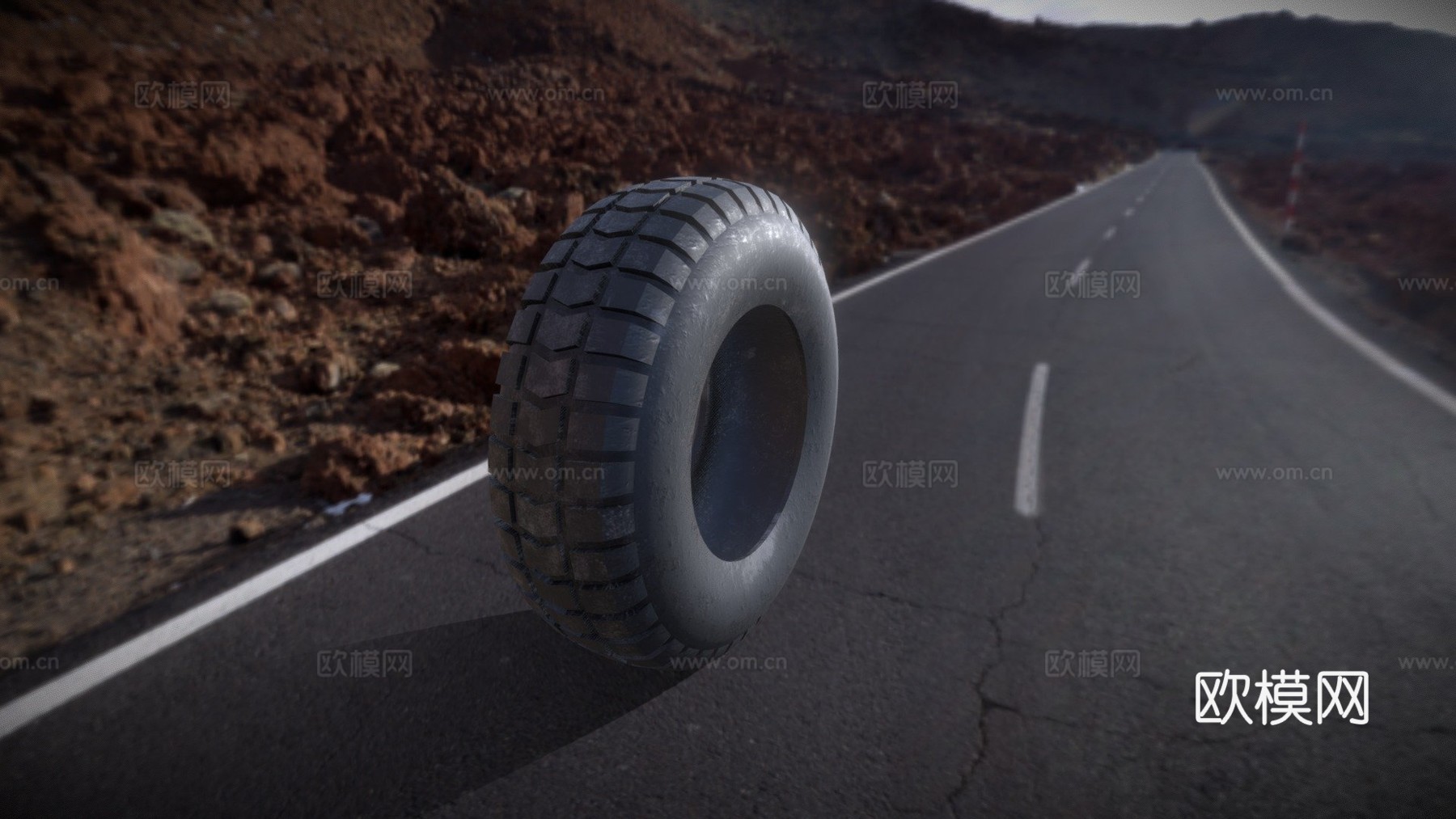 旧轮胎su模型