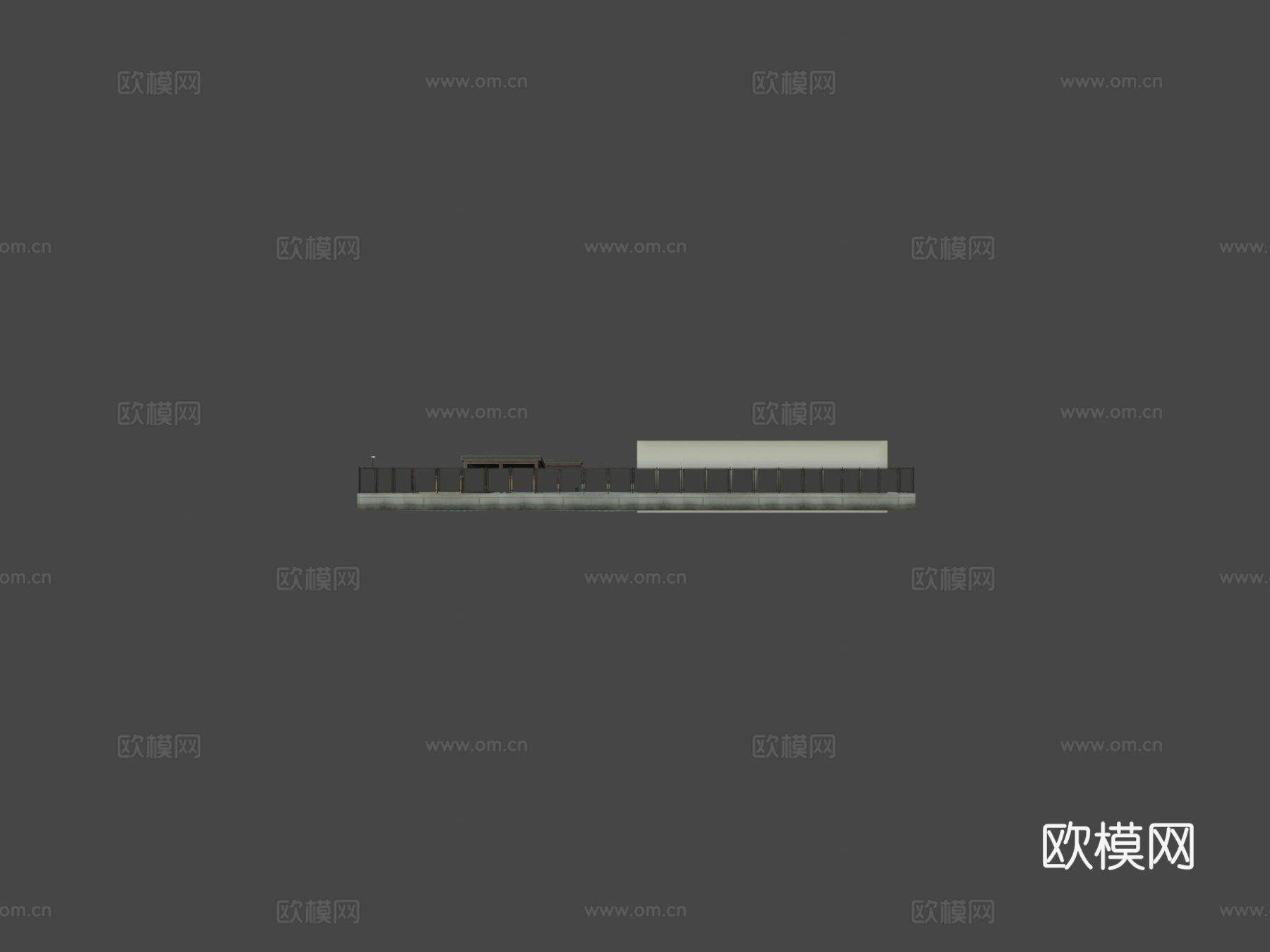 真实停车场巴士汽车 VRVXsu模型