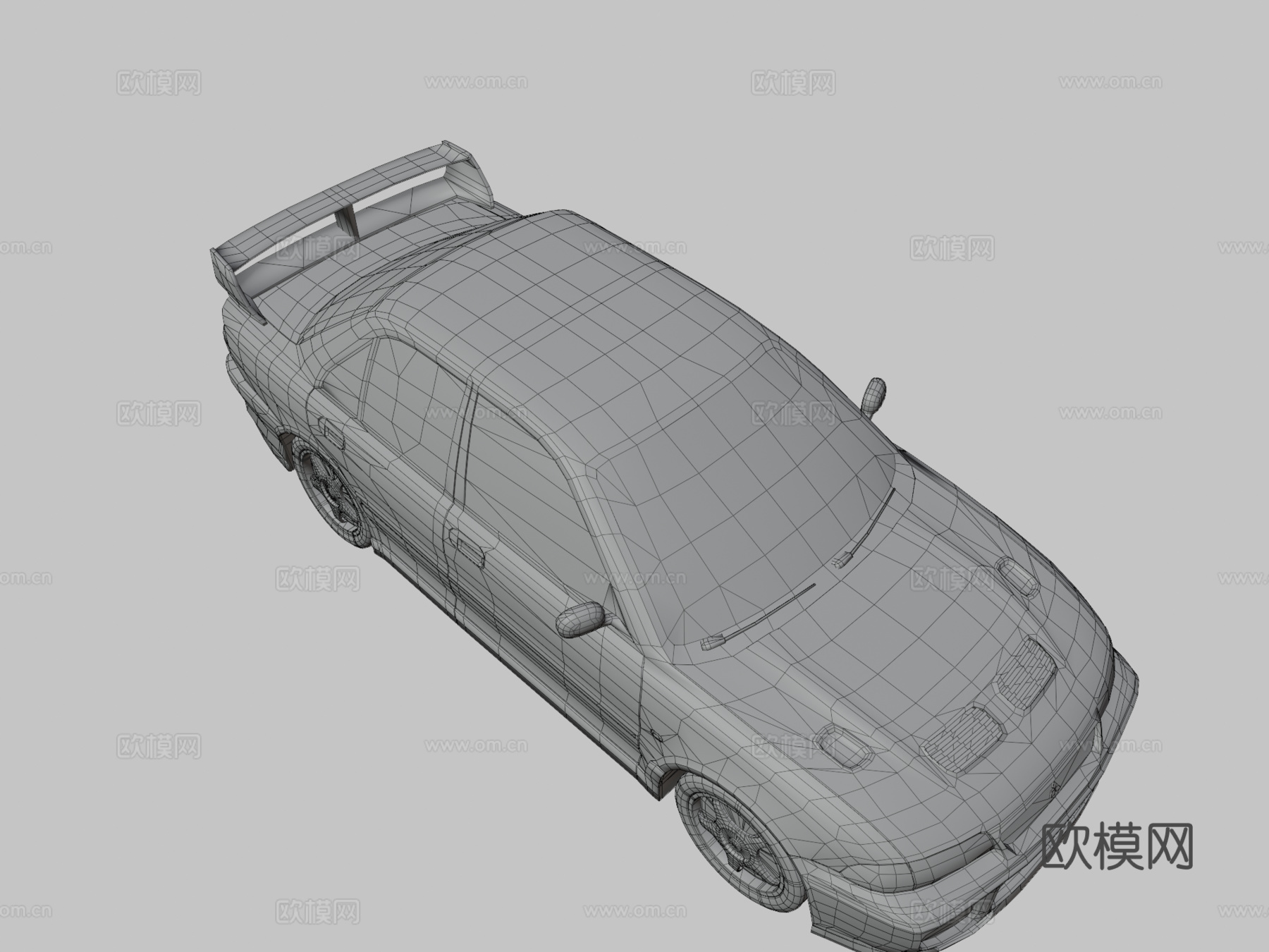 三菱蓝瑟Evo 3su模型