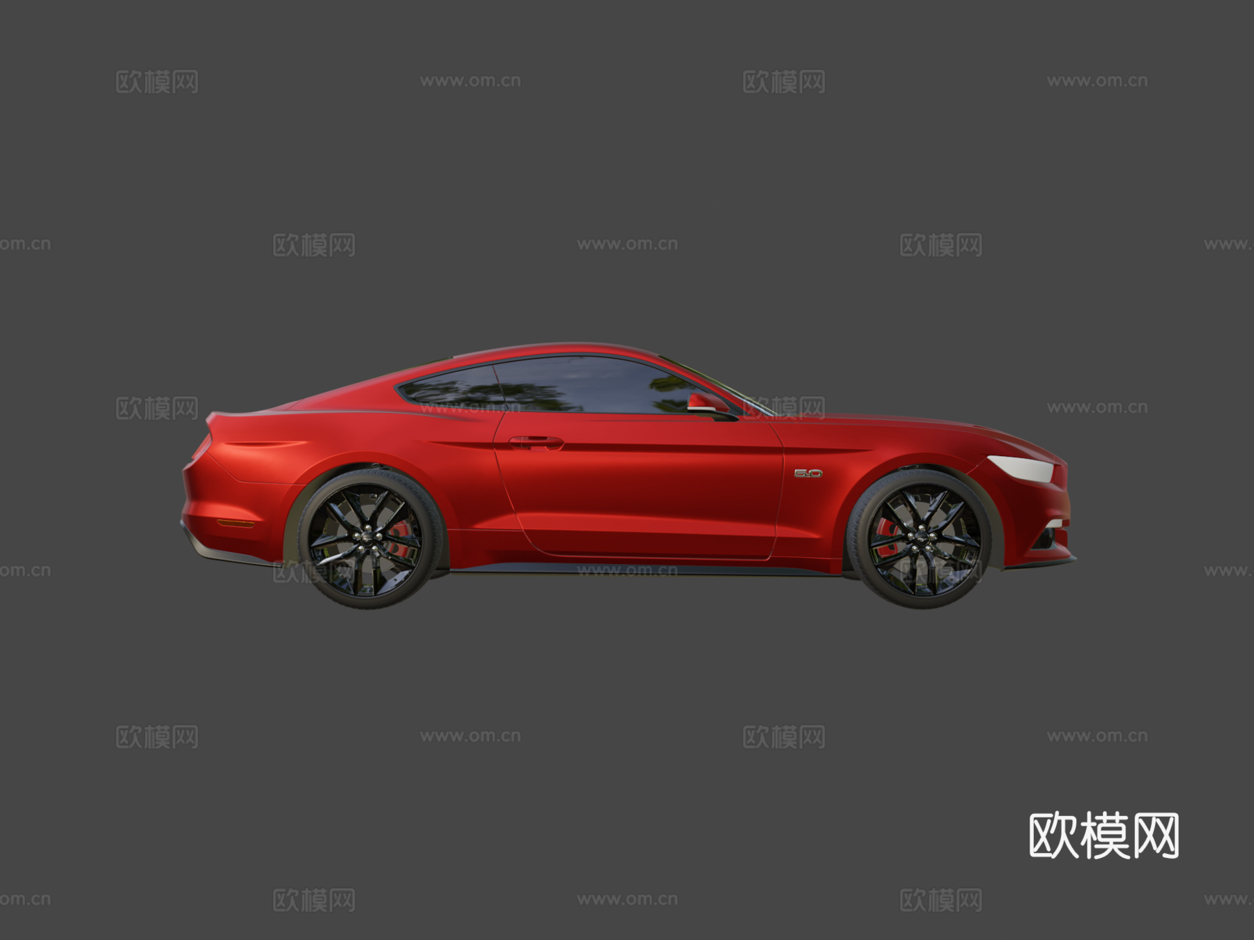 福特野马GTsu模型