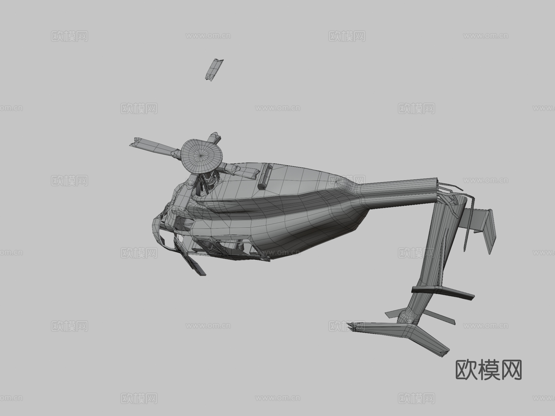 直升机纽约警察局坠毁项目我们的遗产3d模型