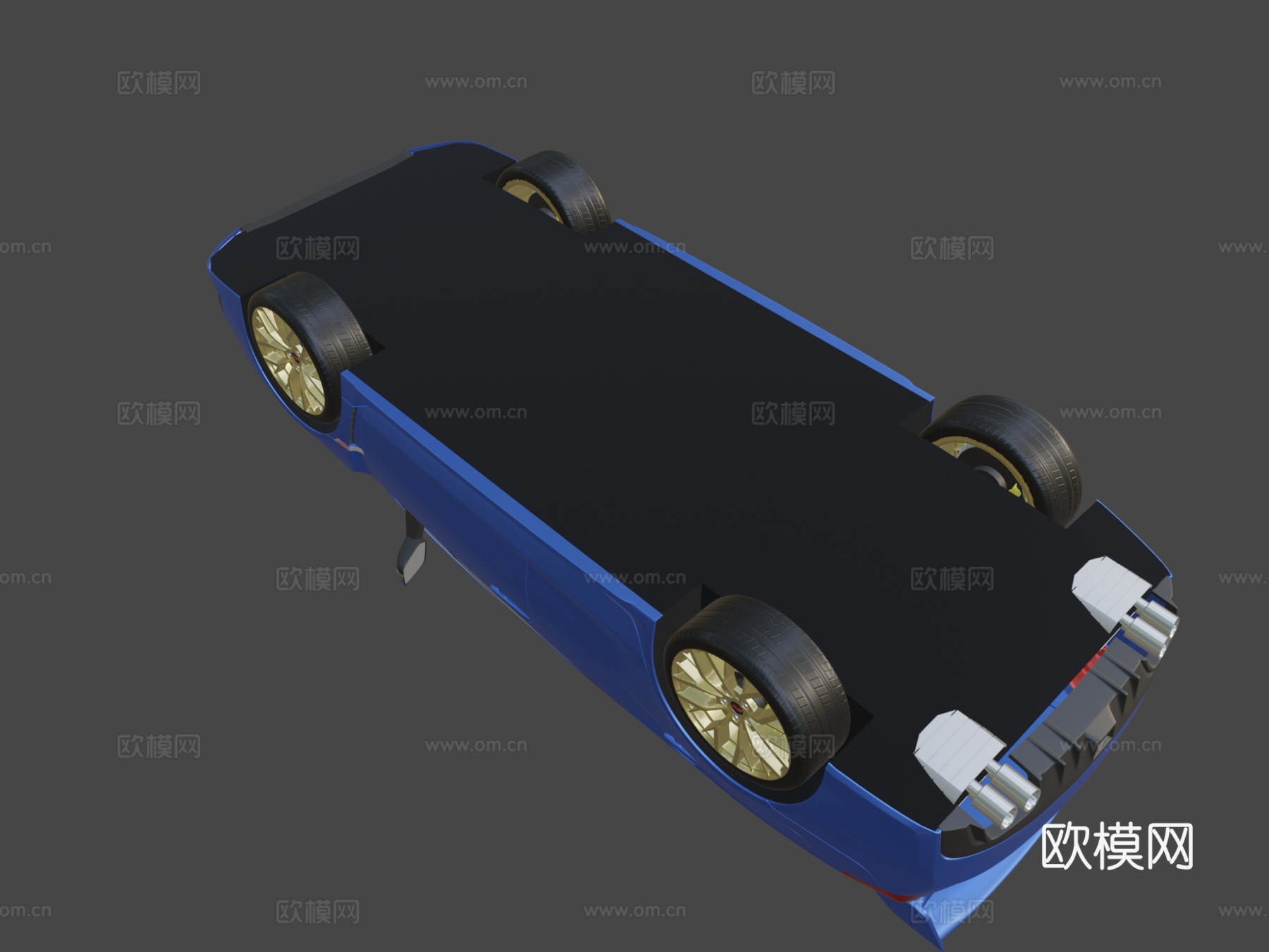 斯巴鲁 WRX STI s209 2019su模型