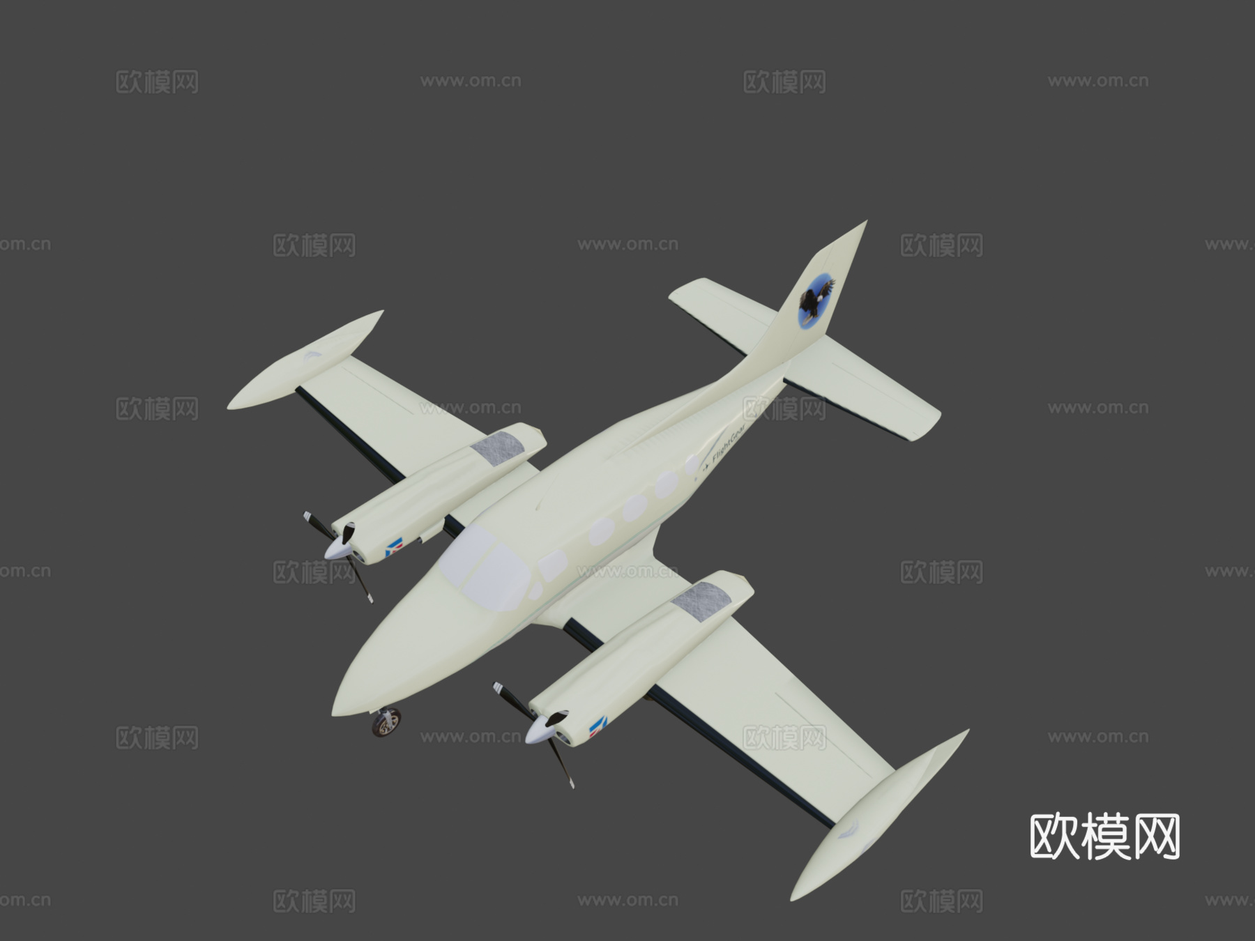 塞斯纳421金鹰su模型