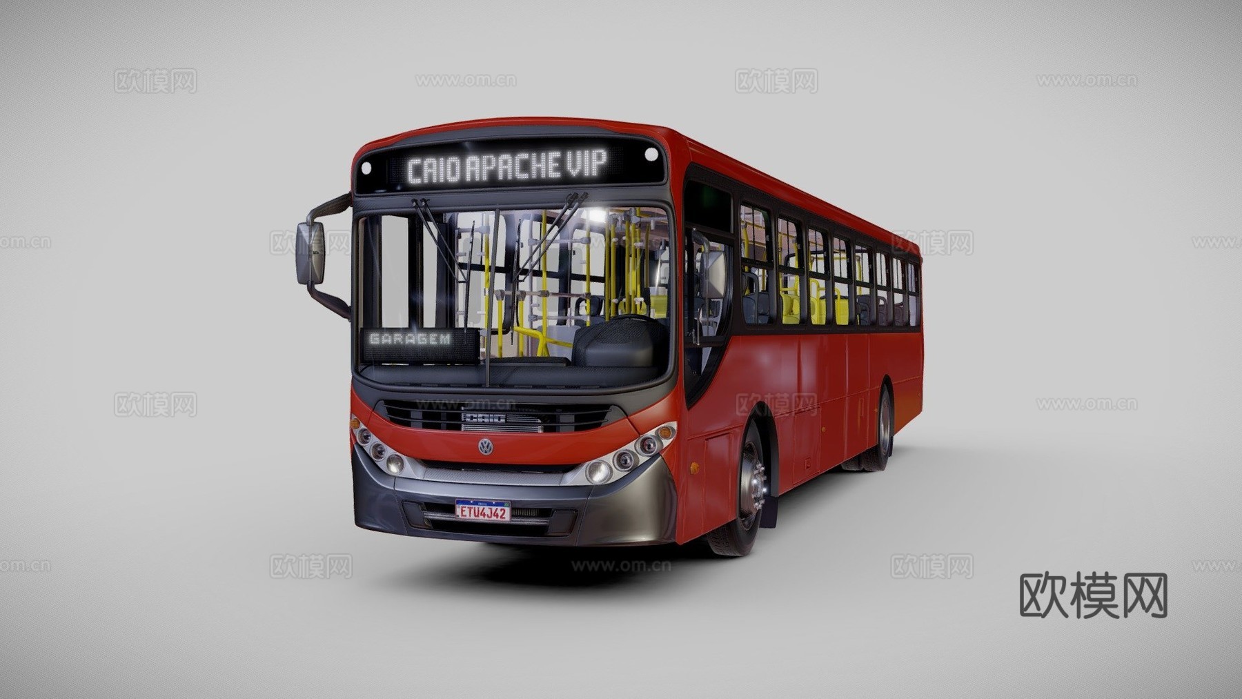 卡约阿帕奇VIP III大众巴士巴西巴士su模型