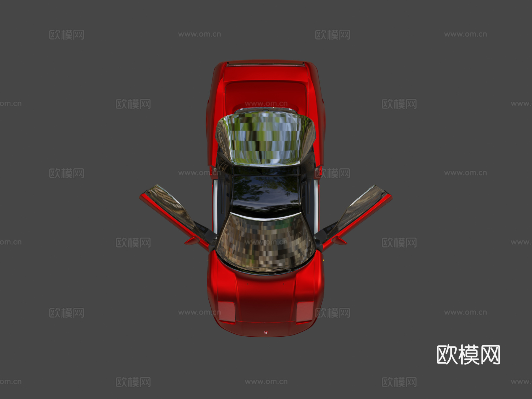 一九九四本田NSX TypeR详细3d模型