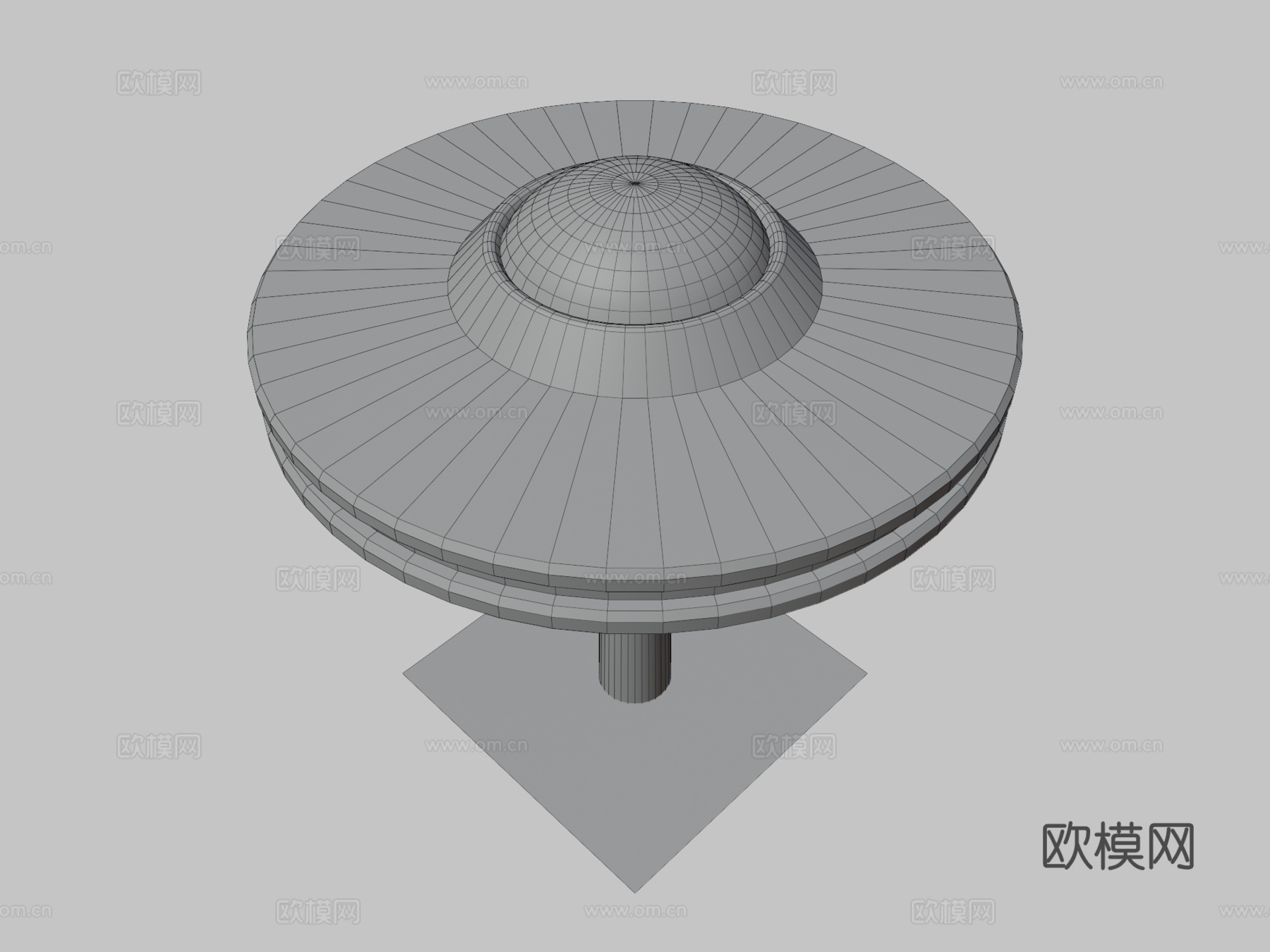 不明飞行物su模型