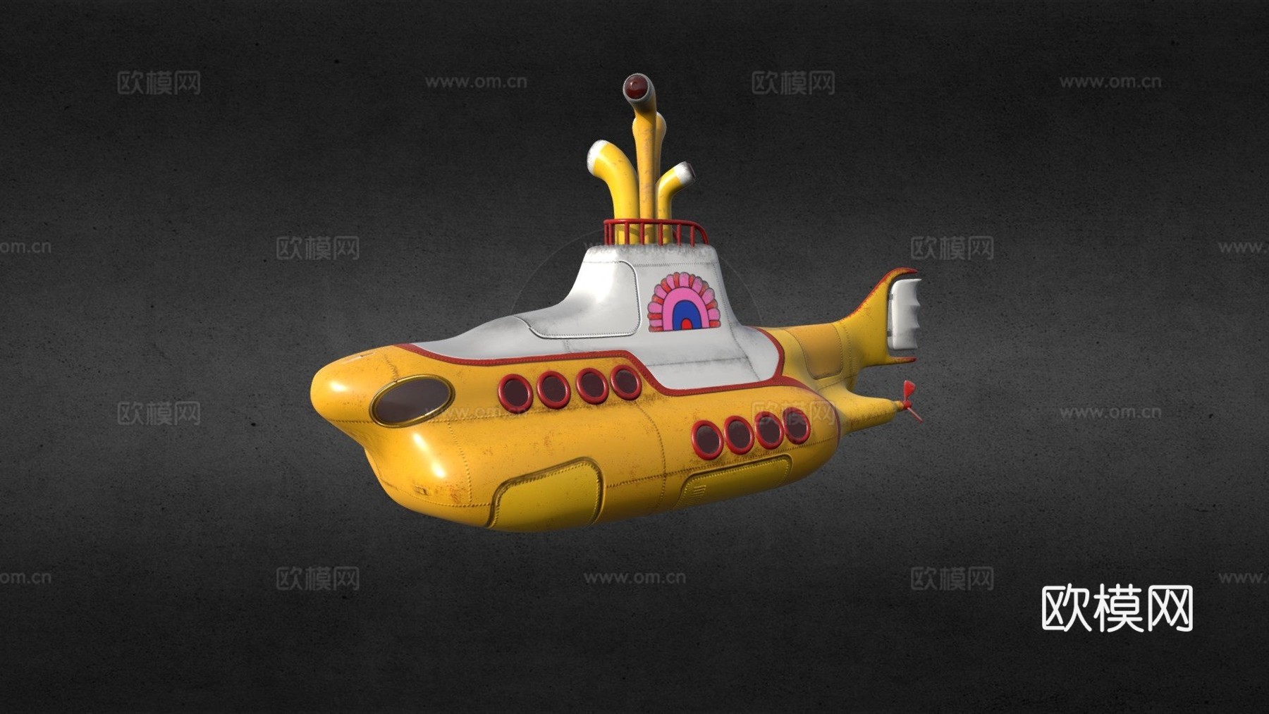 黄色潜水艇su模型