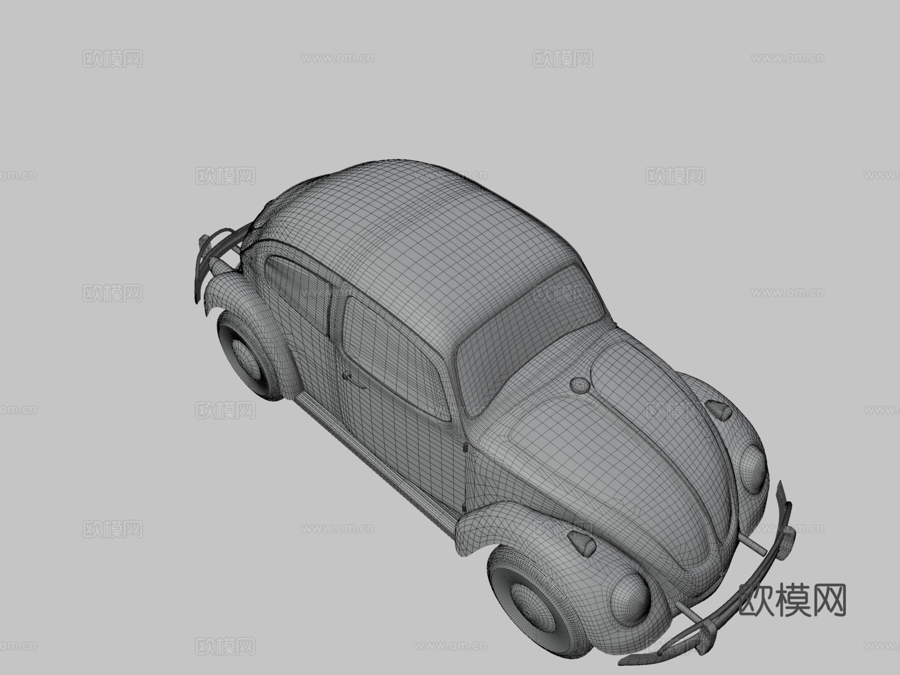 大众甲壳虫su模型