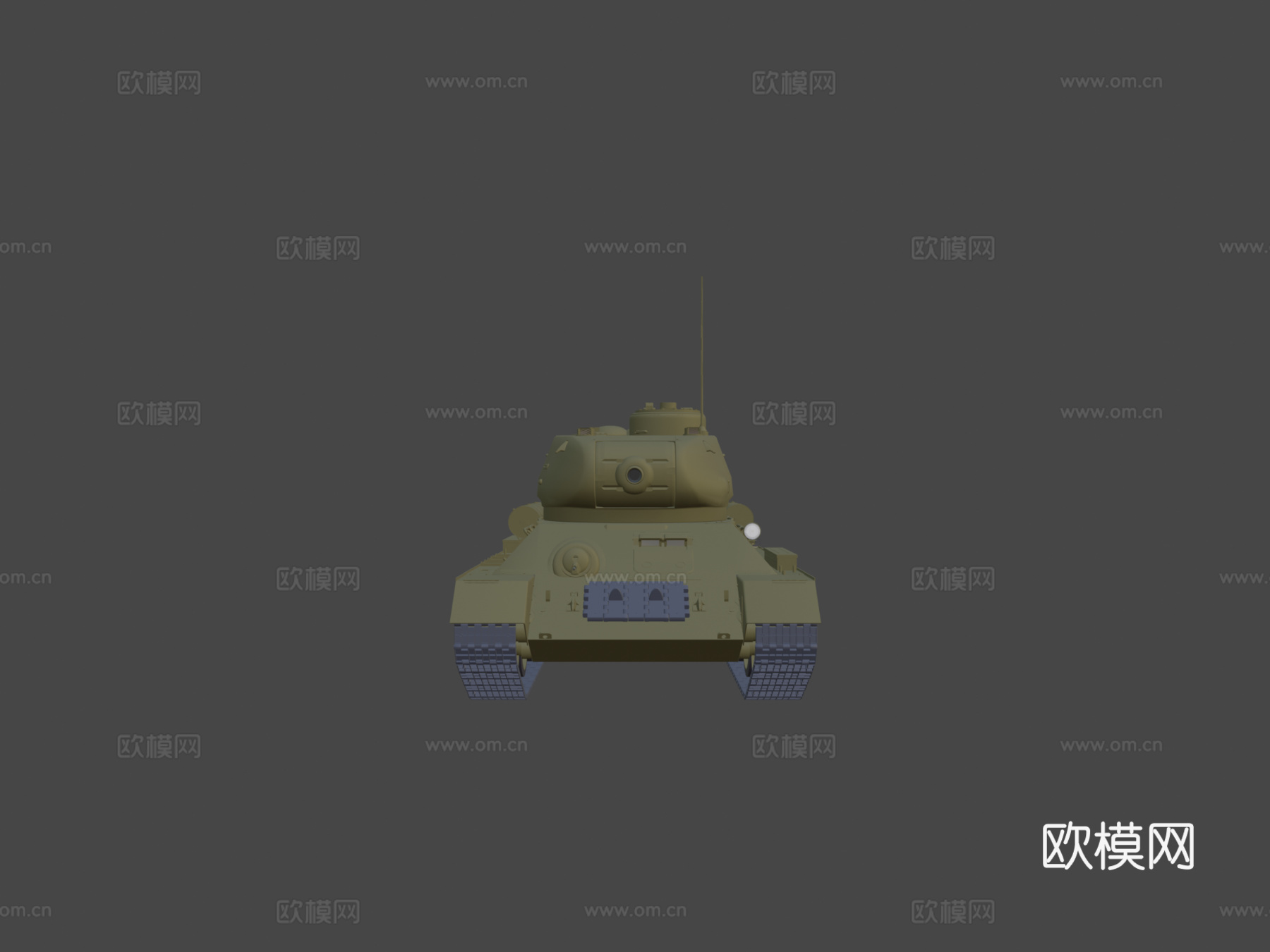 T3485坦克模型su模型