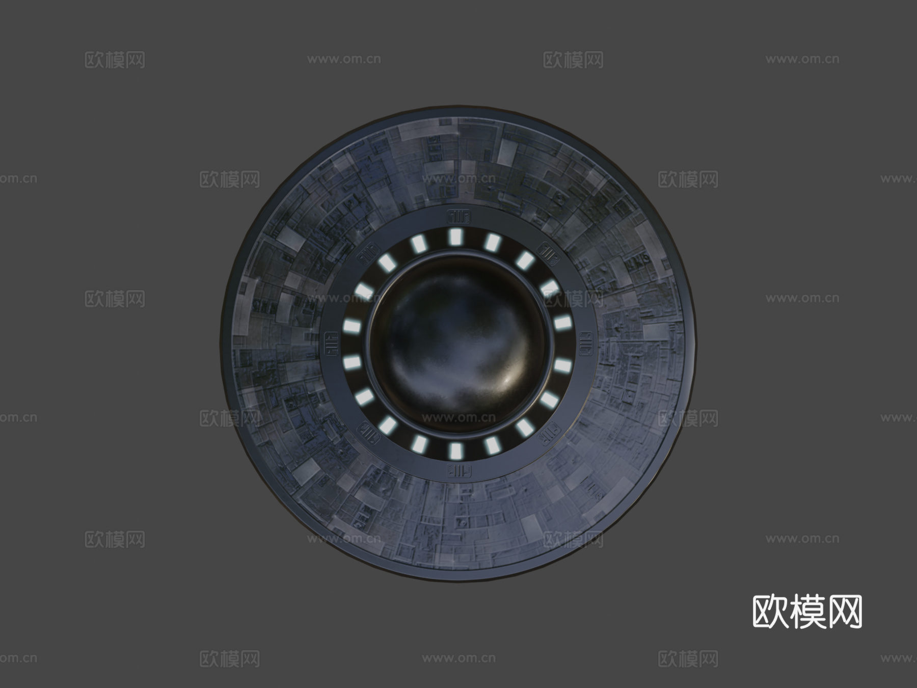 不明飞行物su模型