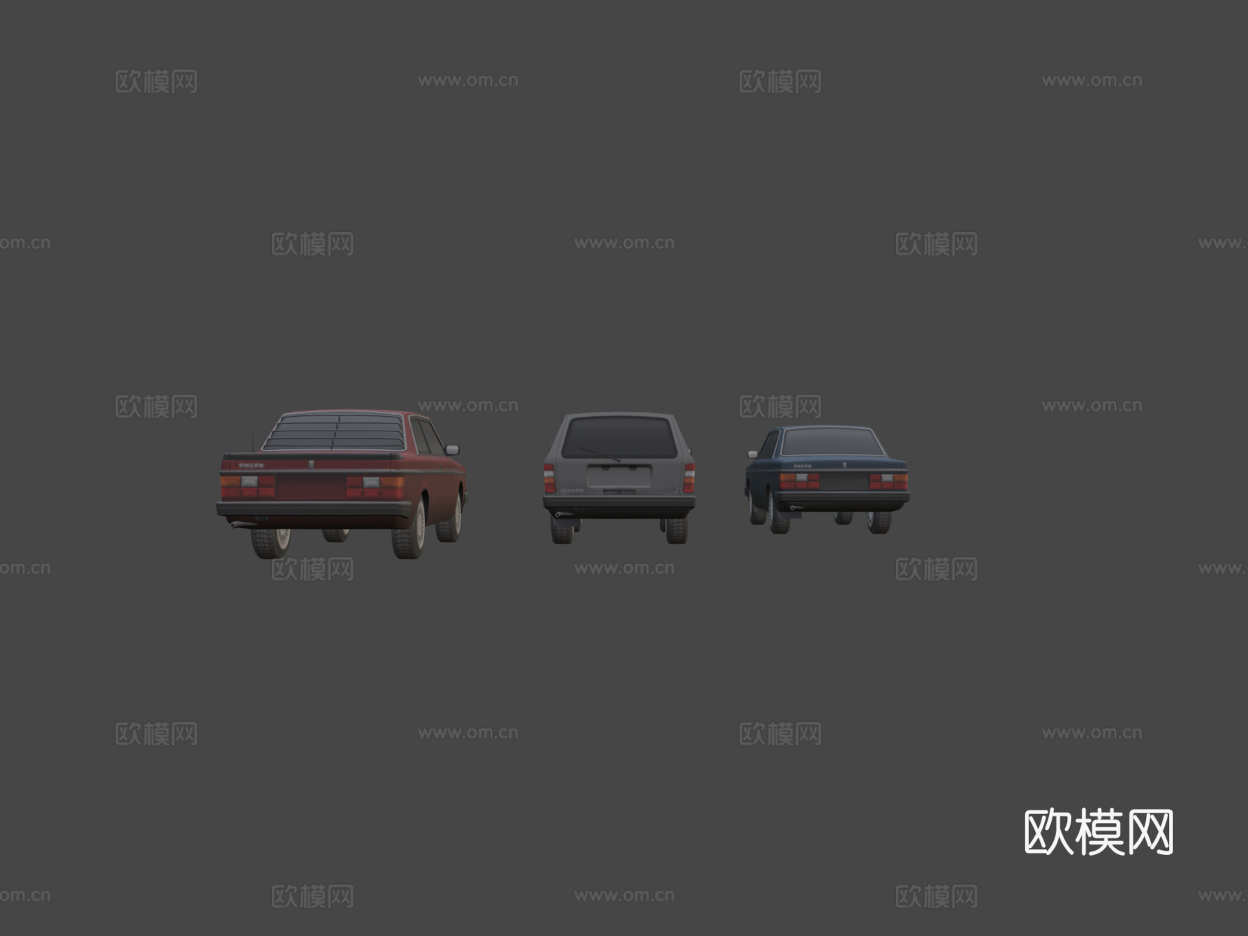 款沃尔沃200系列su模型