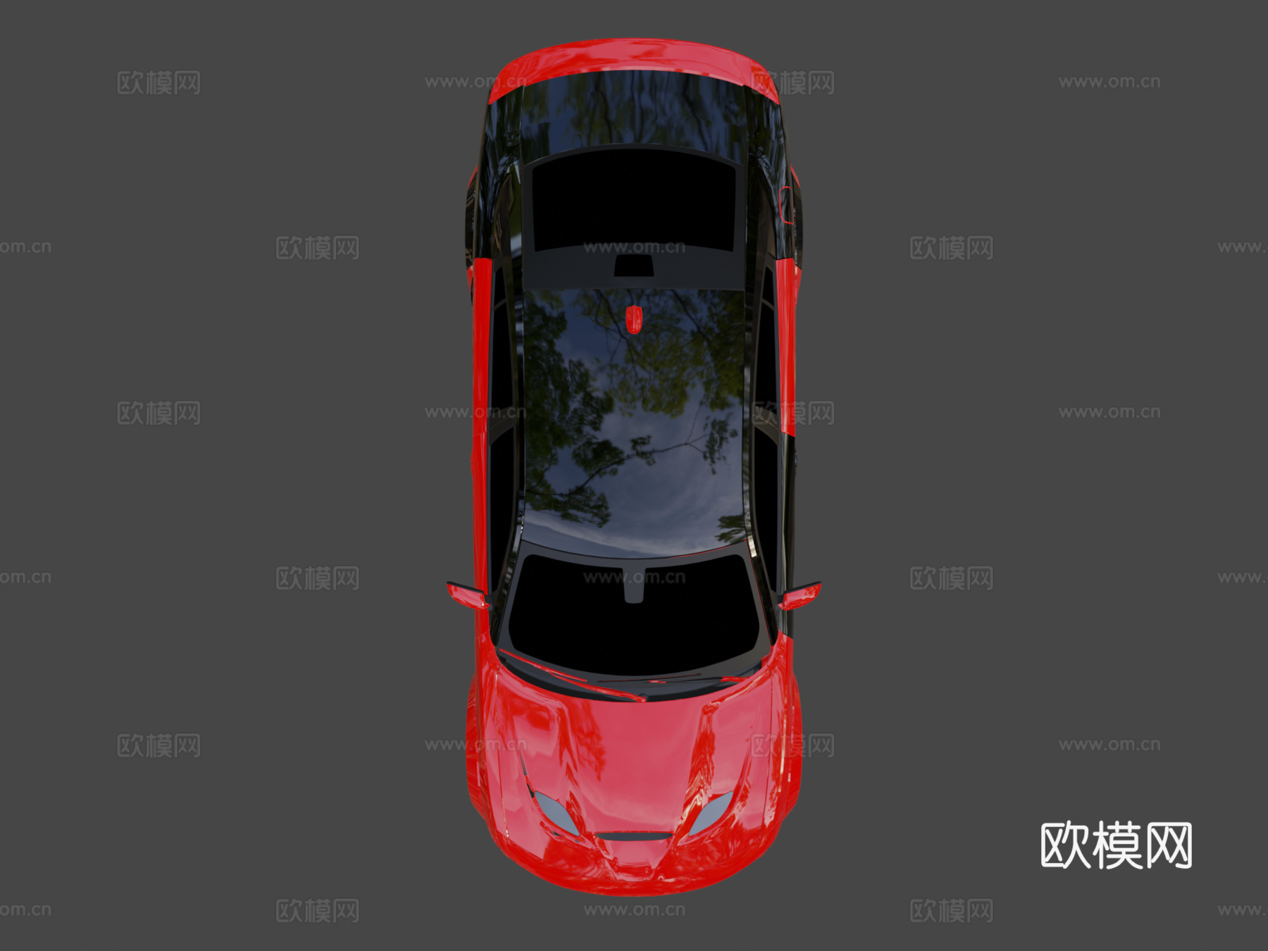 款道奇挑战者SRT地狱猫红眼su模型