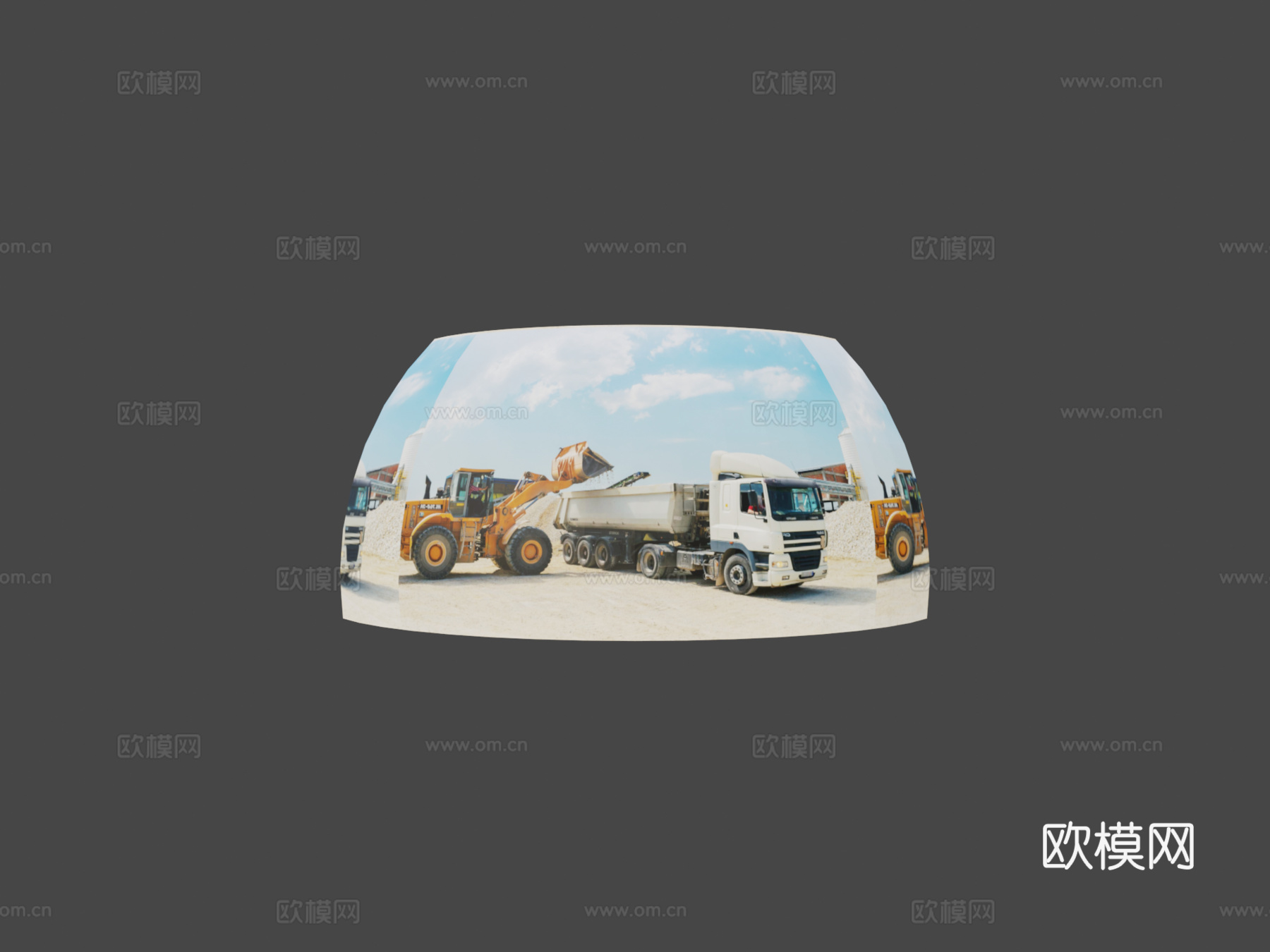 商业存储车库su模型