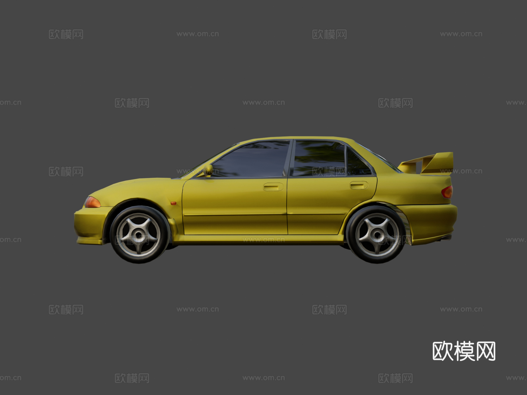 三菱蓝瑟Evo 3su模型