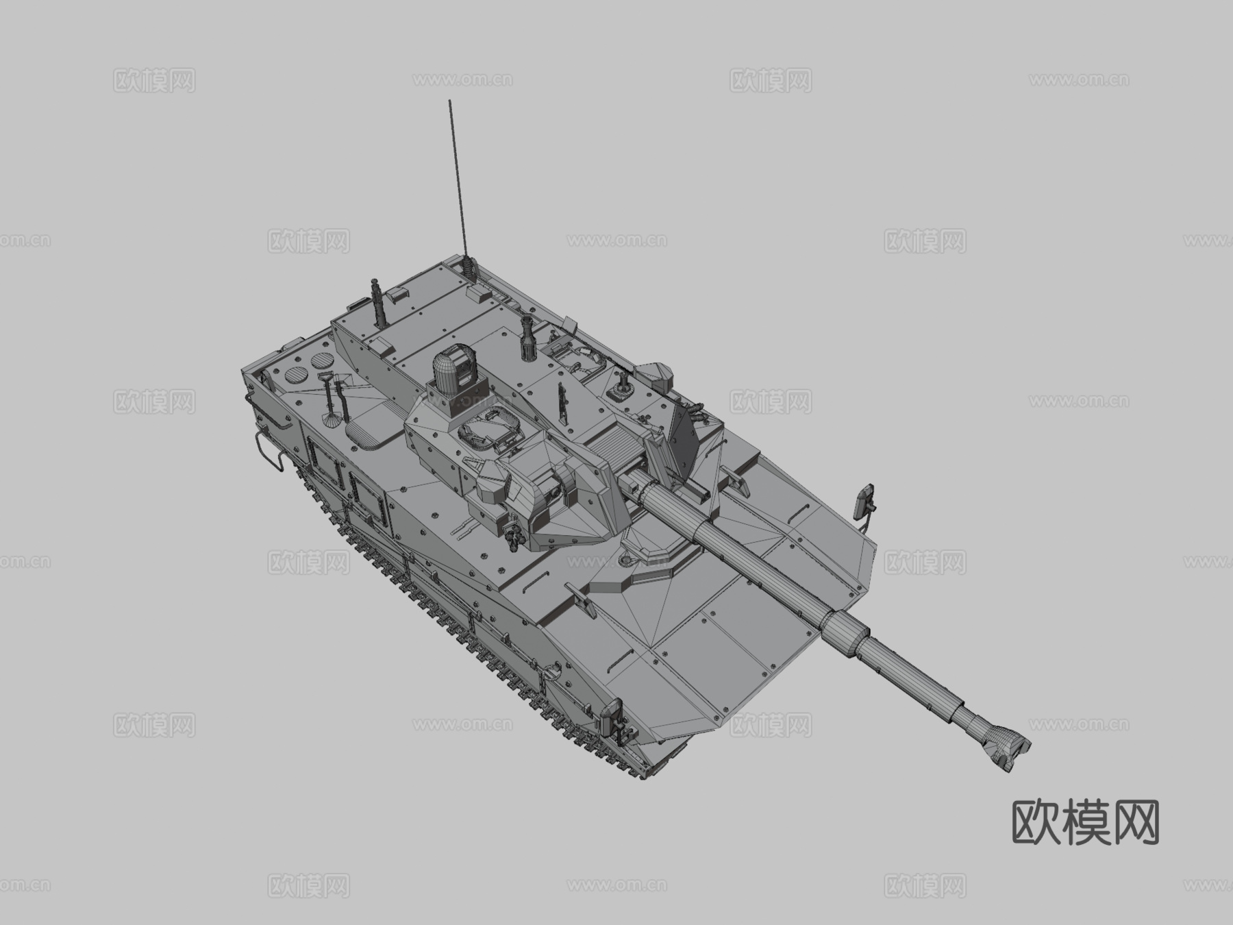 坦克哈日马su模型