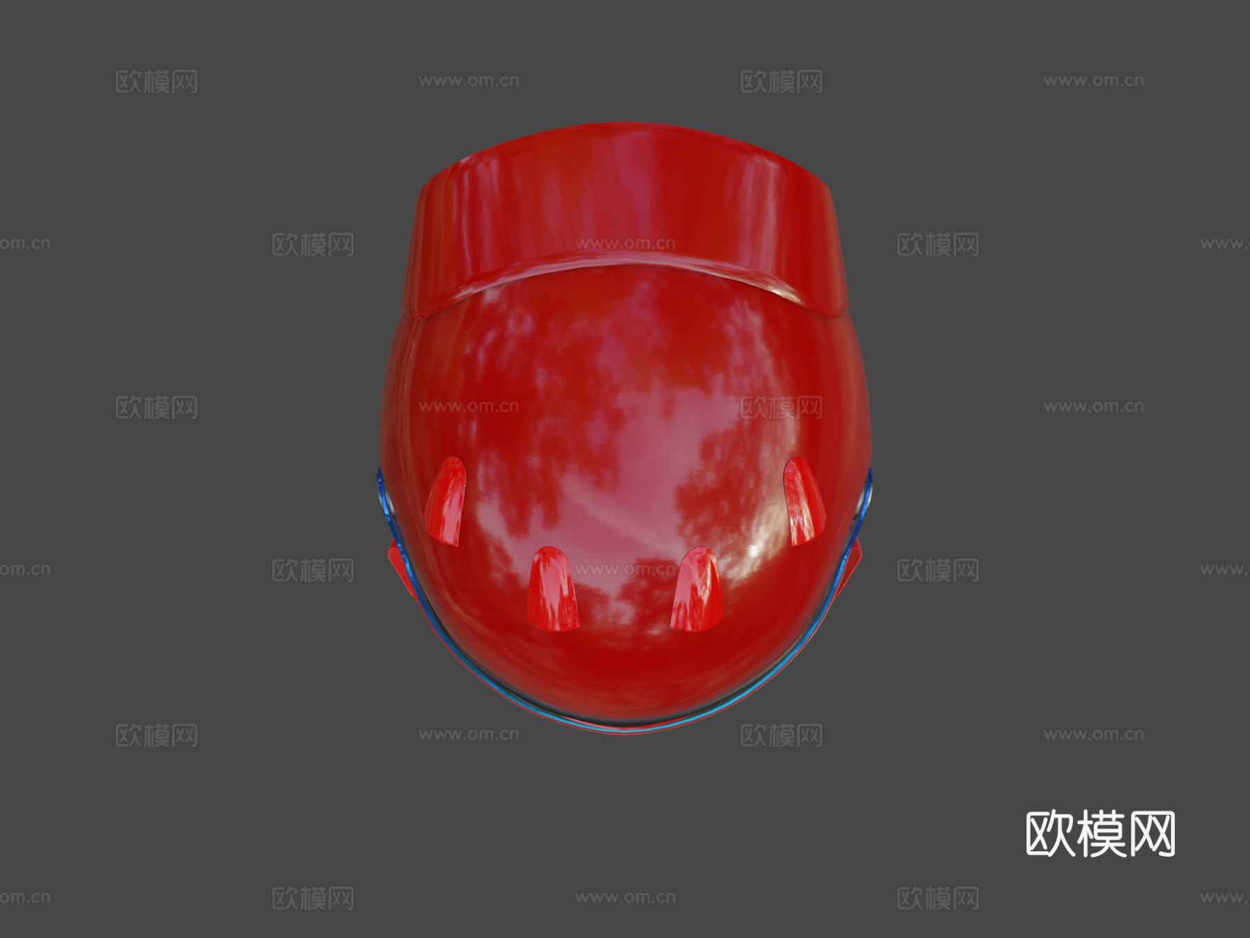 现代F1赛车头盔su模型