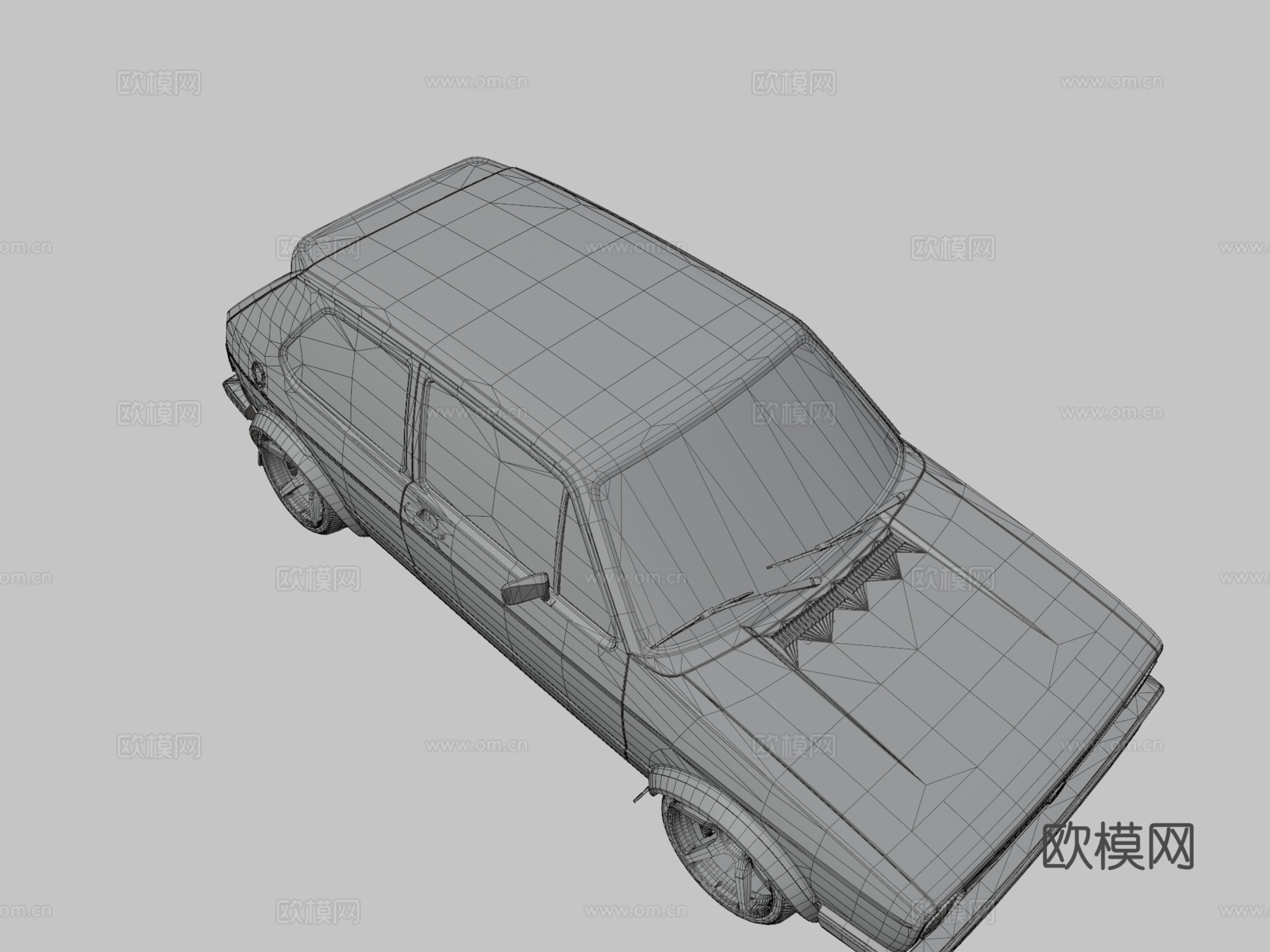 大众高尔夫 mk1 调校su模型